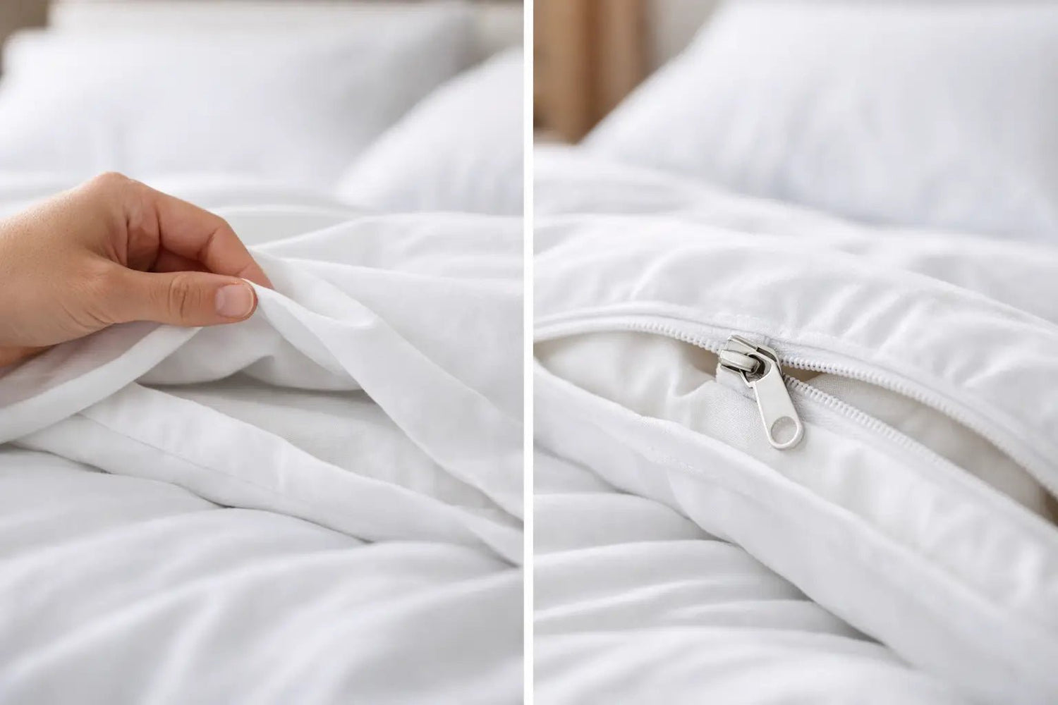 Instopstrook of ritssluiting beddengoed? - Dromen & Wonen