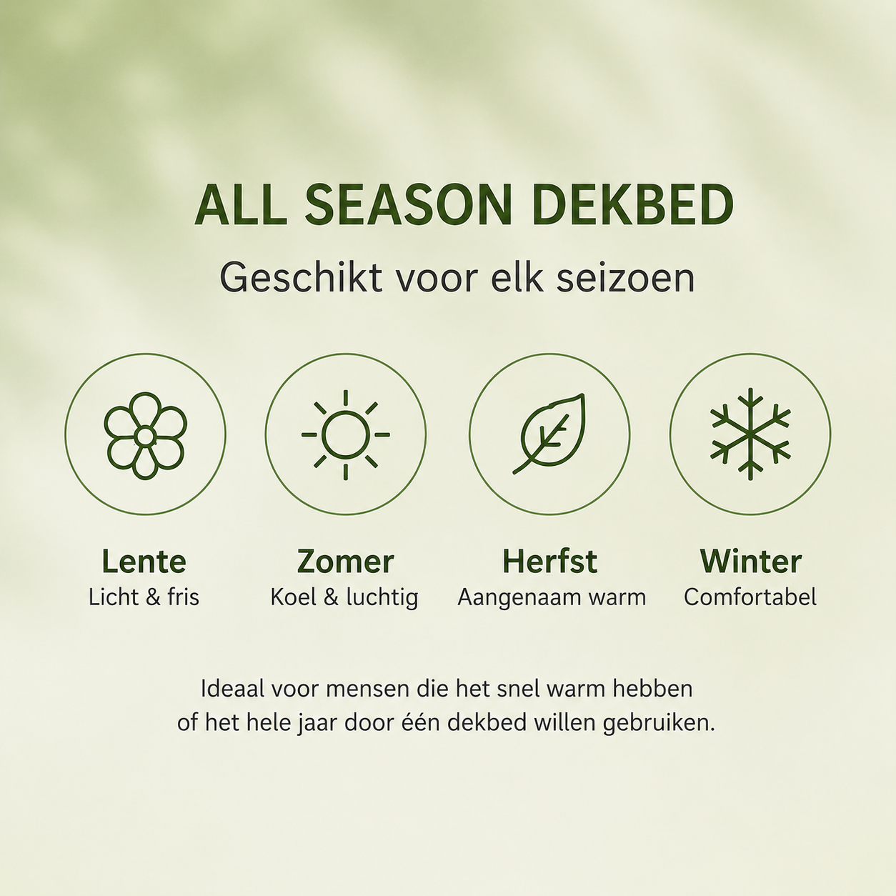 Zomerdekbed Bamboe – Bali Bamboo Touch | Ademend & Vochtregulerend