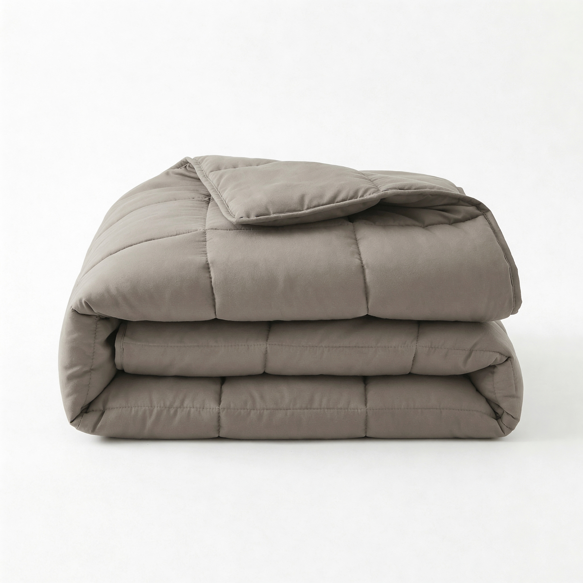 Primaviera Deluxe Dekbed en Overtrek in 1 – Perkal Hotel – Taupe