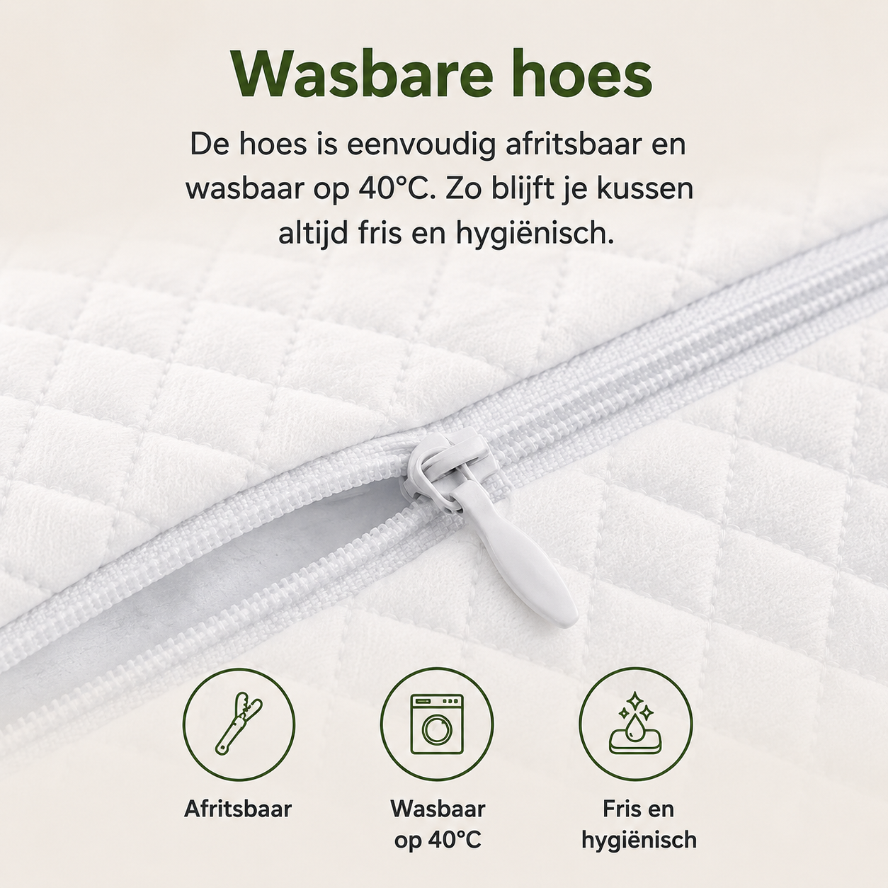 Ergonomisch Vlinderkussen Memory Foam - Hoofdkussen voor Nekklachten - Traagschuim Kussen voor Zij-, Rug- & Buikslapers - 69x40 cm