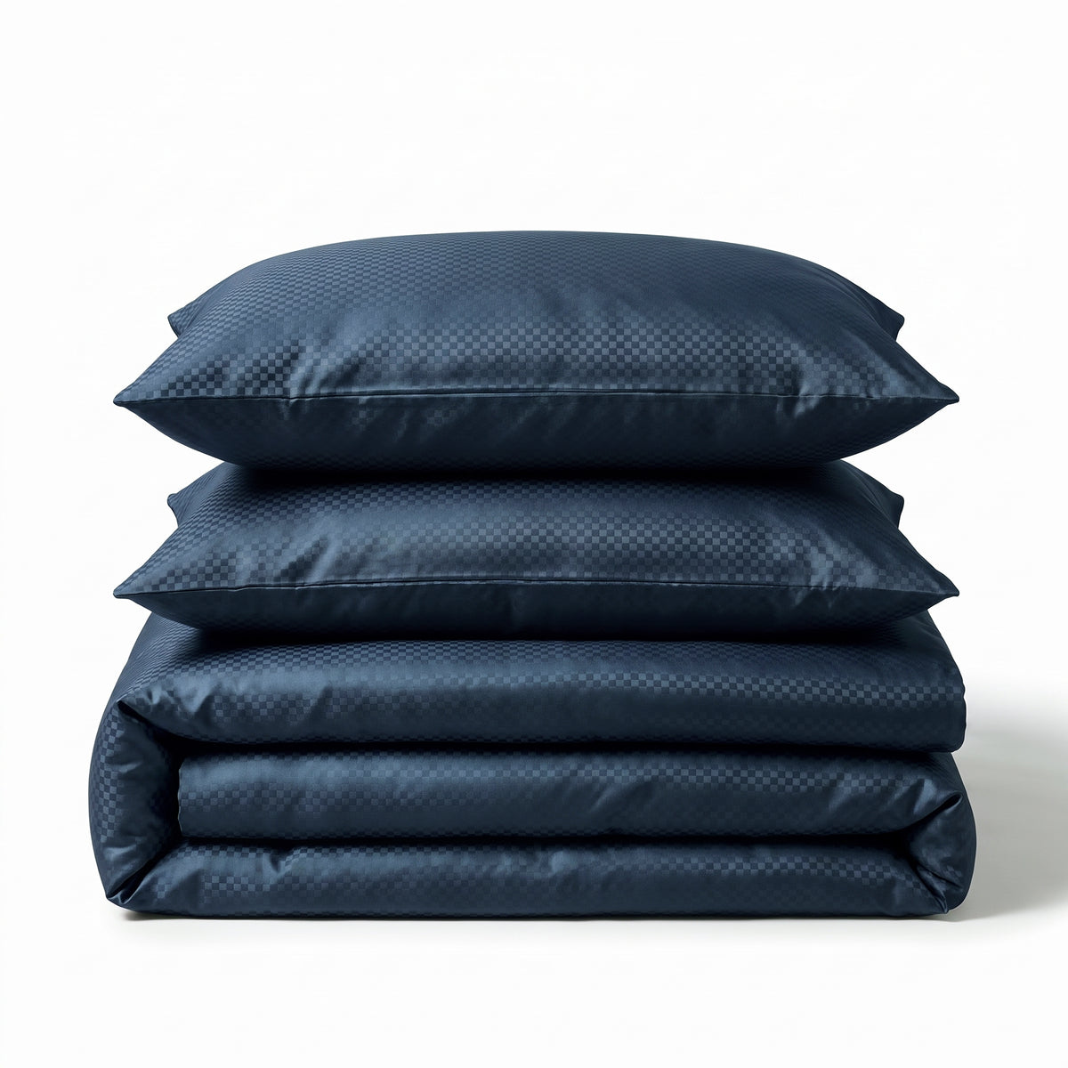 Hotel Dekbedovertrek – Luxe Satijnlook Micropercal – Blauw – Sleeptime