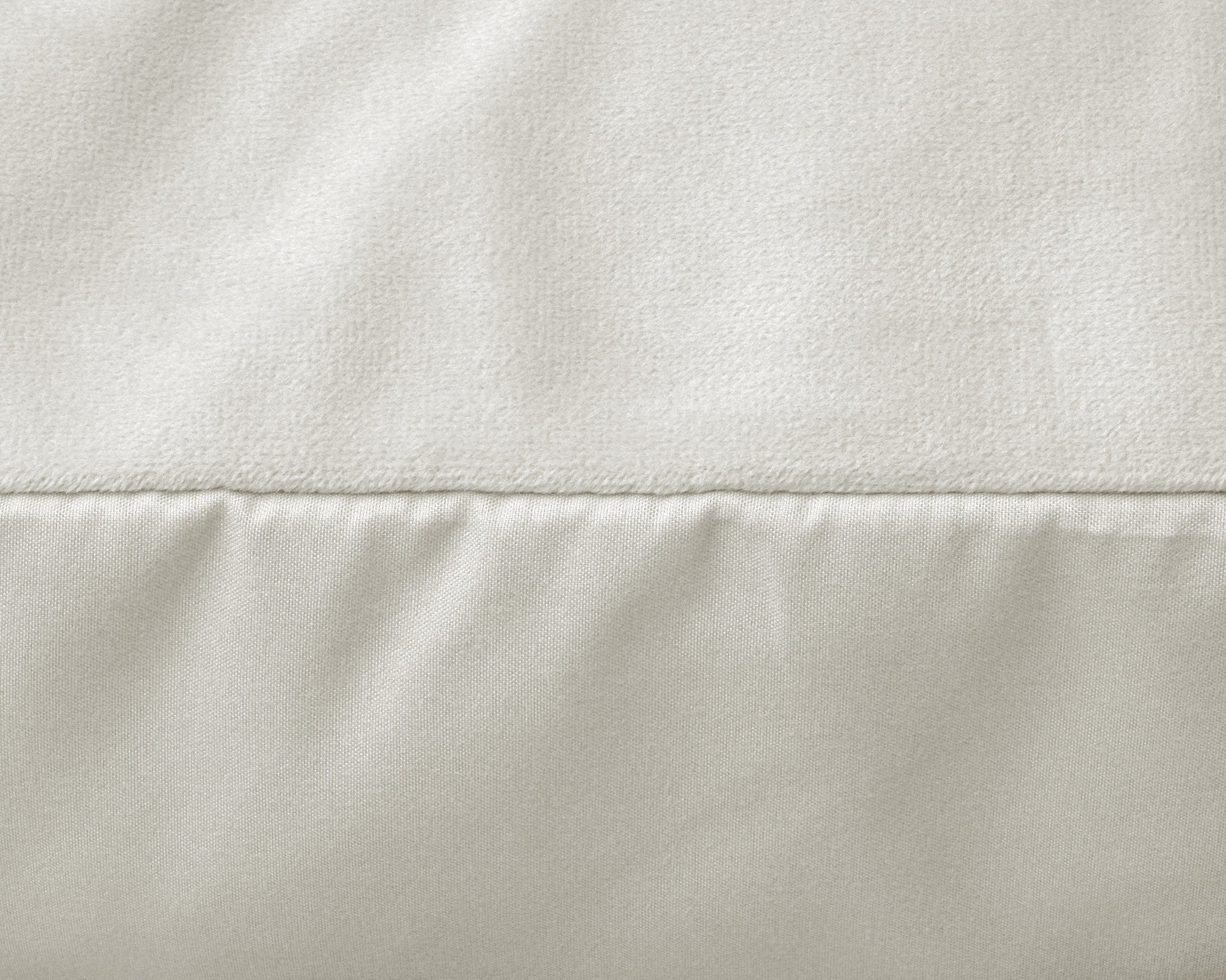 Sleeptime Kussensloop - 2 Stuks - Velvet - Creme - 60x70