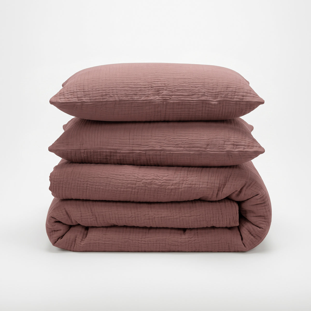 Mousseline dekbedovertrek oud roze 100% katoen – Dreamhouse – foto 5