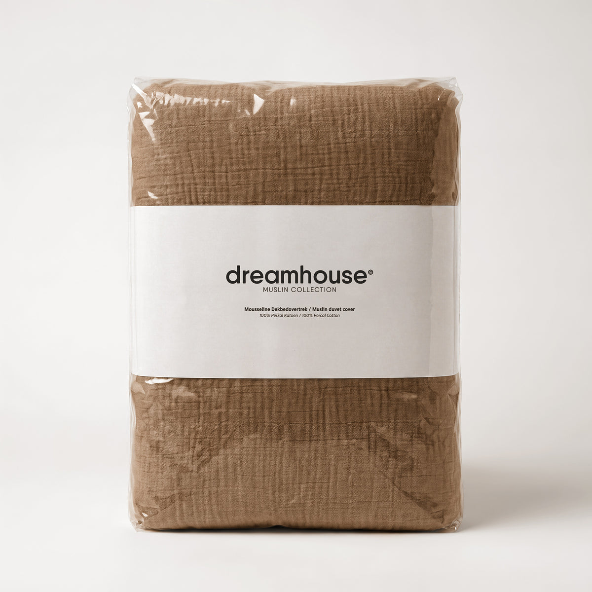 Mousseline dekbedovertrek terracotta 100% katoen – Dreamhouse – foto 7
