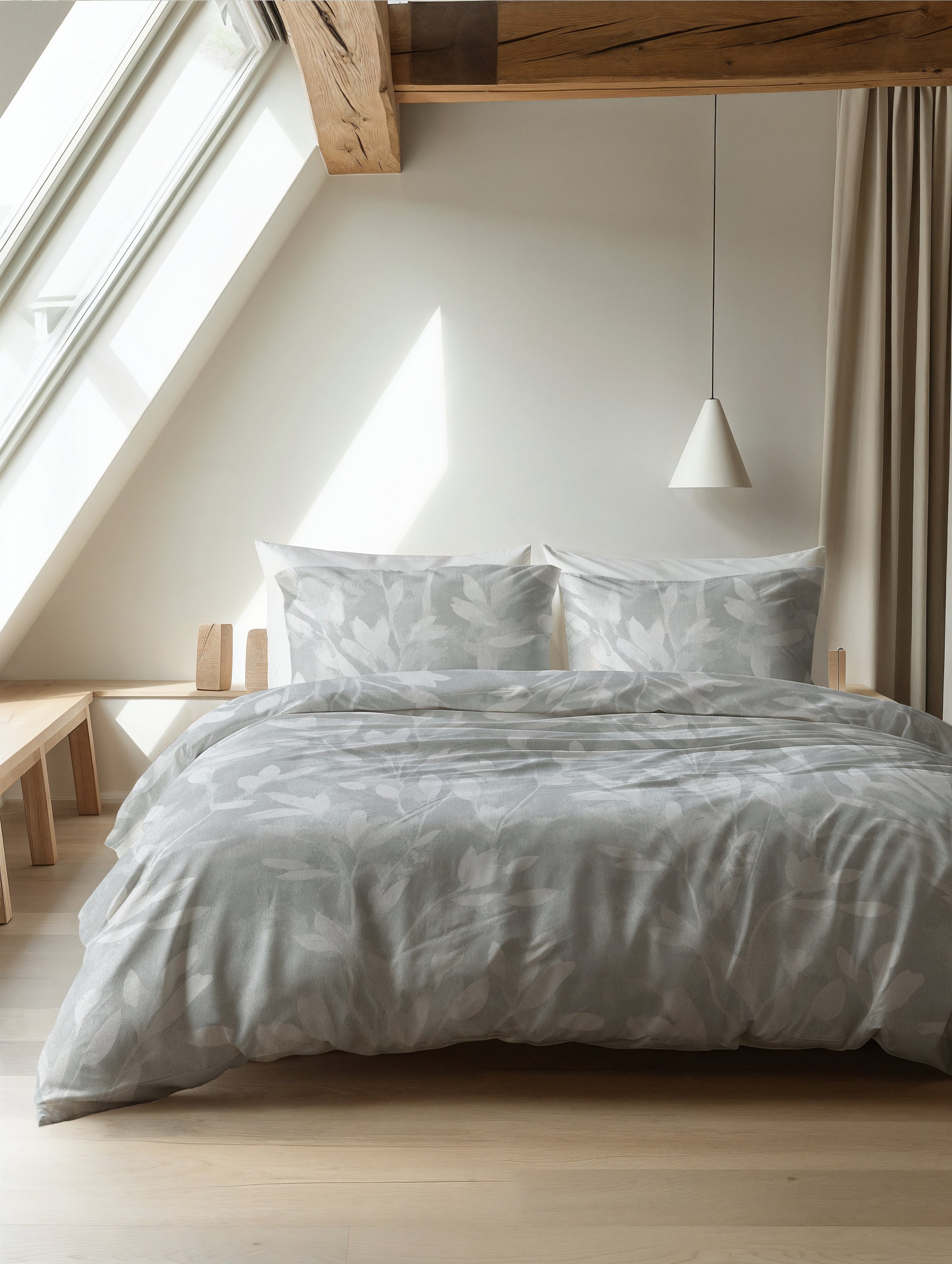 Sleeptime Flanel Seva Blauw Dekbedovertrek