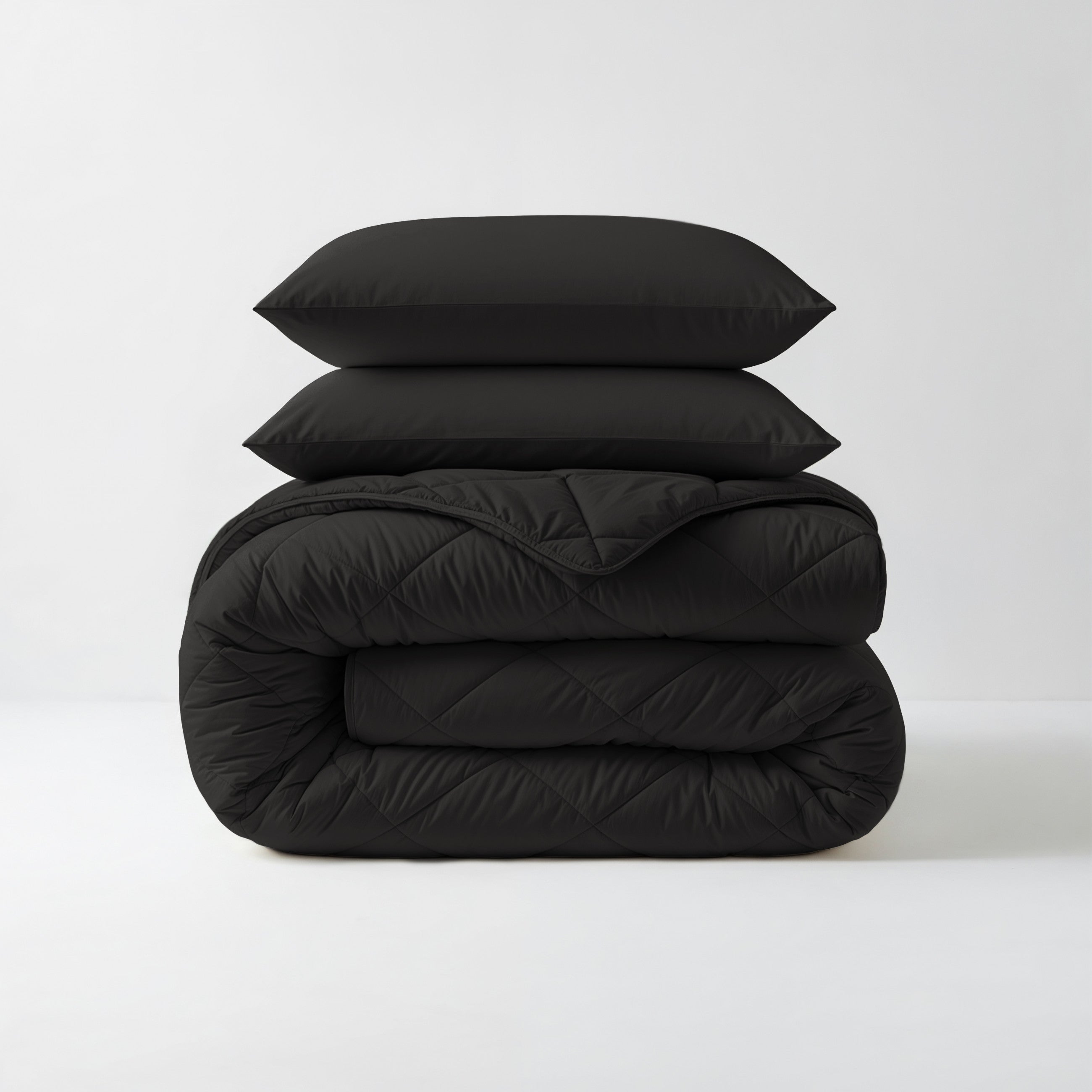 Sleeptime Dekbed en Overtrek in 1 - Diamond - Zwart