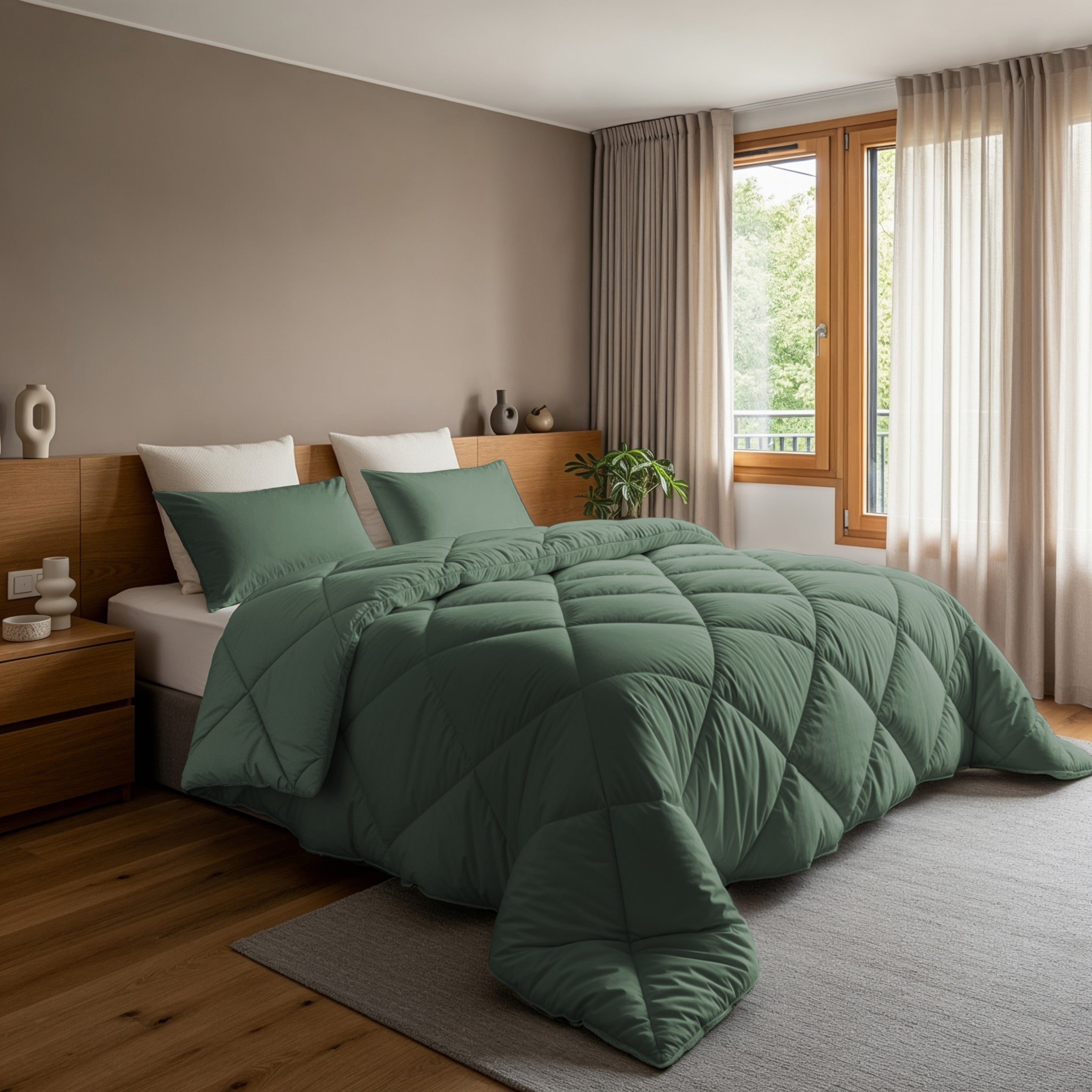 Sleeptime Dekbed en Overtrek in 1 - Diamond - Groen