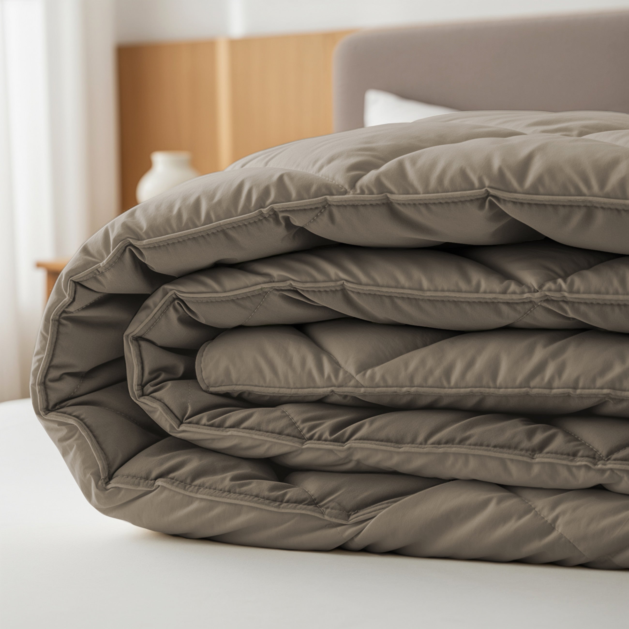 Sleeptime Dekbed en Overtrek in 1 - Diamond - Taupe