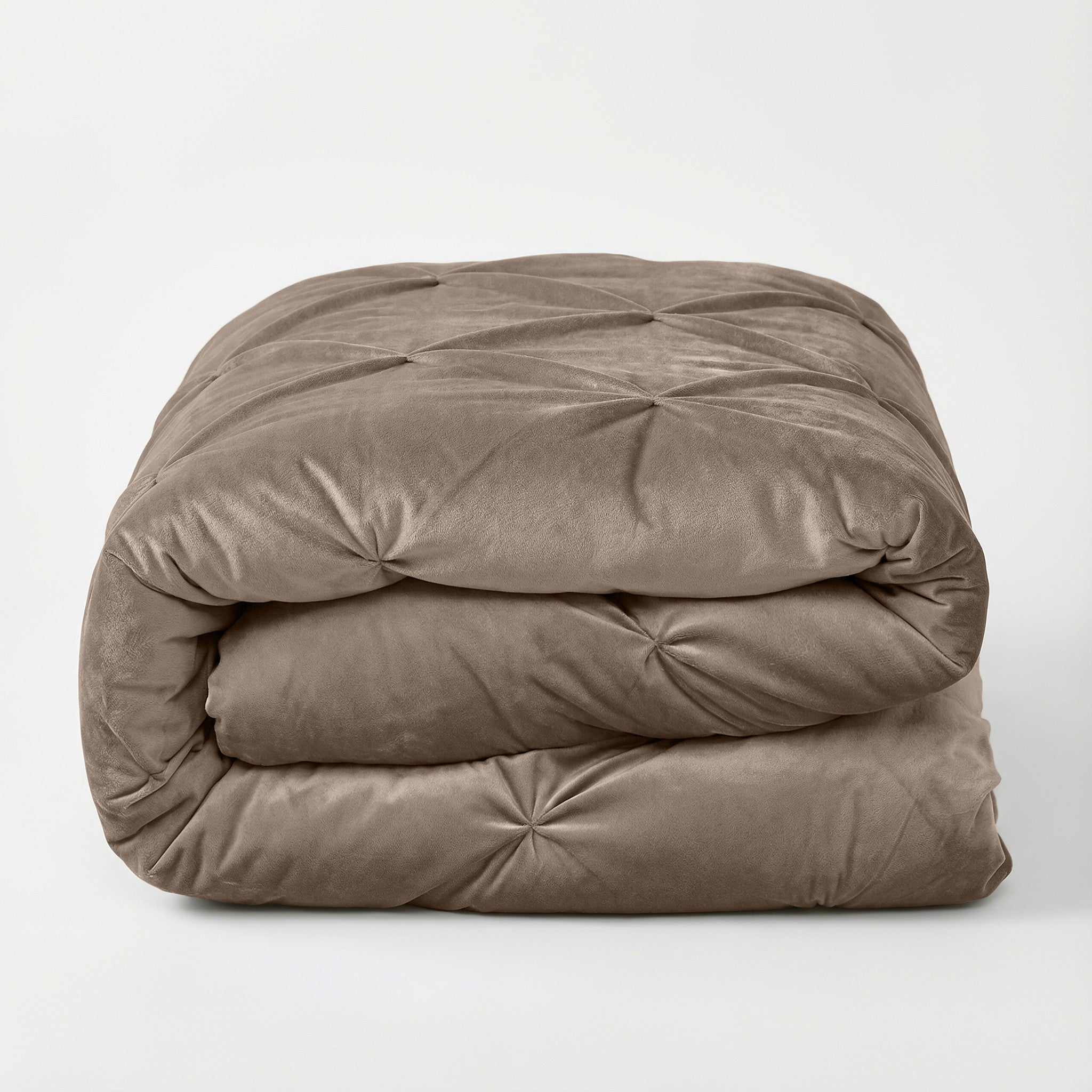 Sleeptime Dekbed en Overtrek in 1 – Velvet Pintuck – Taupe