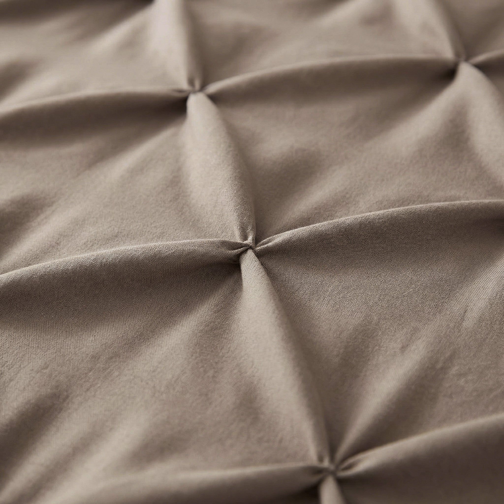 Sleeptime Lazy Pintuck dekbed taupe maatvarianten