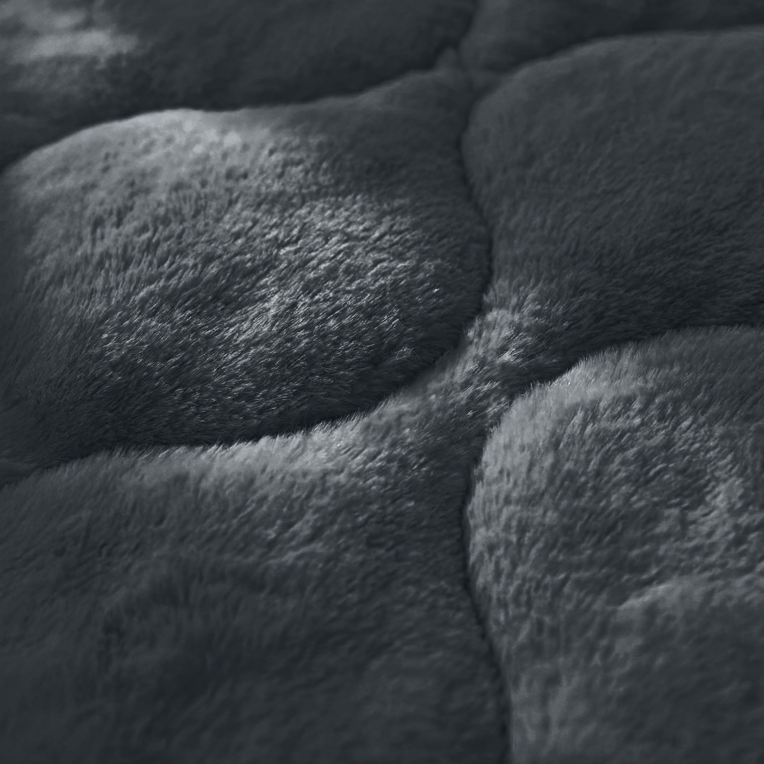Sleeptime Dekbed en Overtrek in 1 - Fluffy Teddy - Antraciet