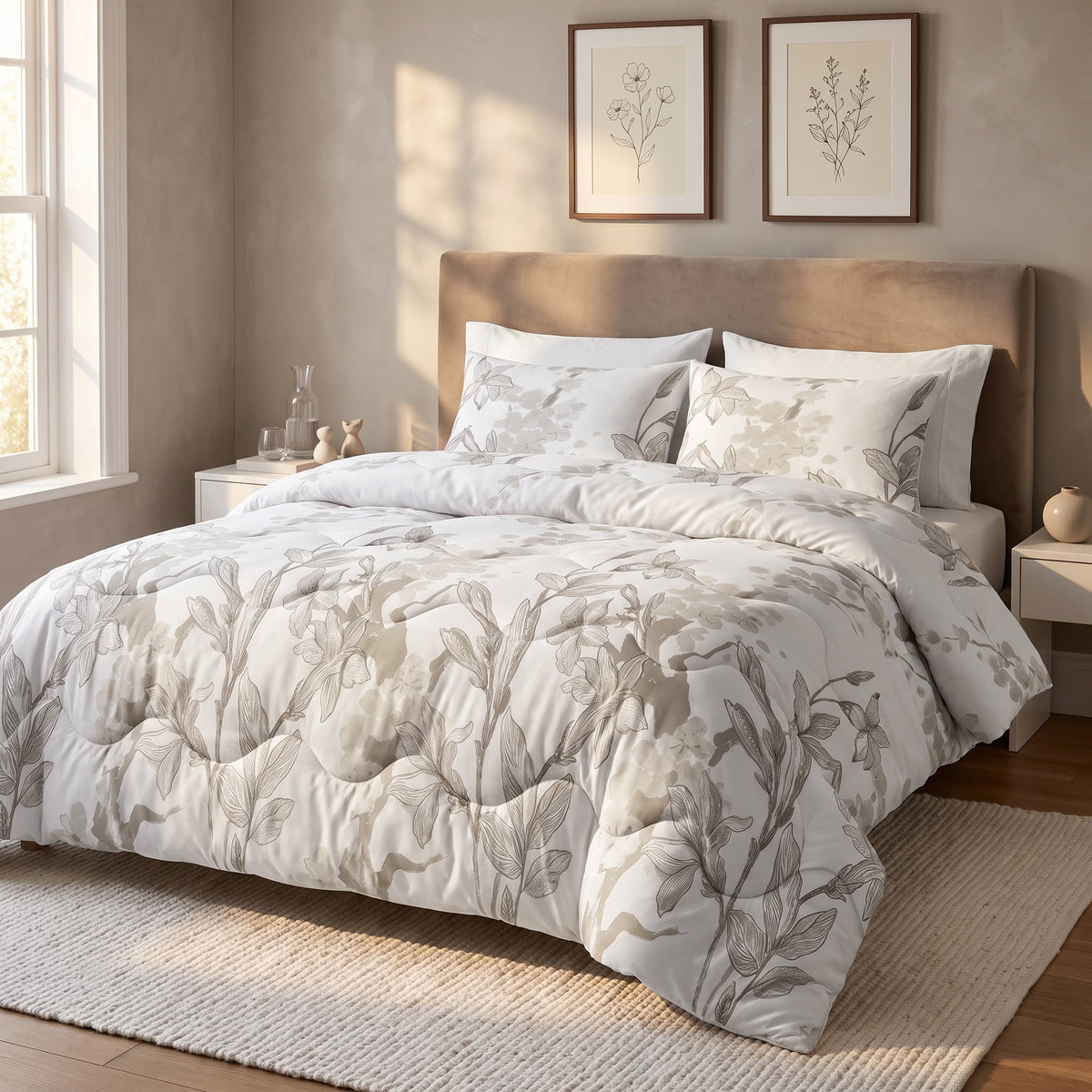 Dekbed en Overtrek in 1 – Flynn Wit – Sleeptime - Dromen & Wonen