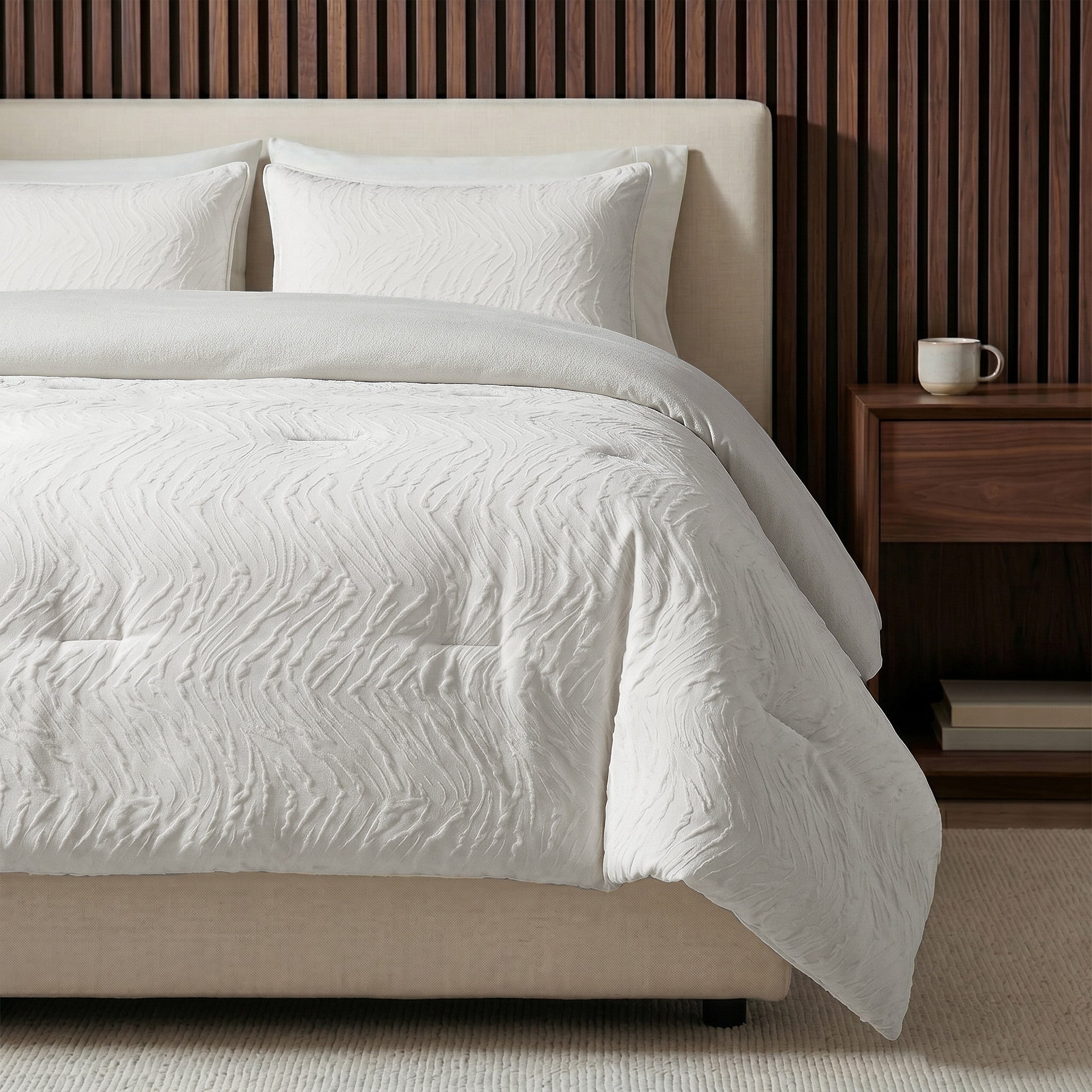 Dekbed en Overtrek in 1 – Hotel Chique - Salva – Beige – Sleeptime - Dromen & Wonen
