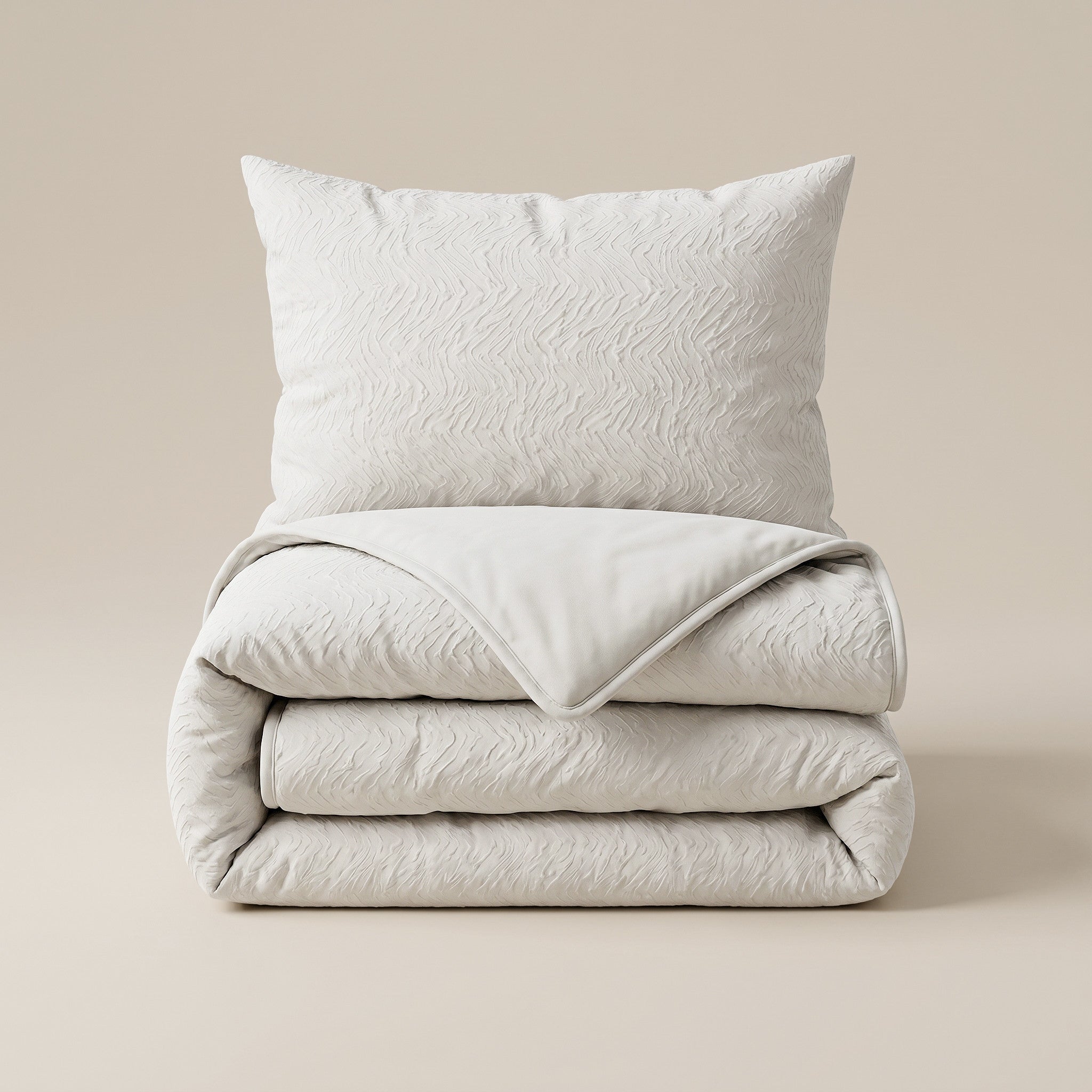 Dekbed en Overtrek in 1 – Hotel Chique - Salva – Beige – Sleeptime - Dromen & Wonen
