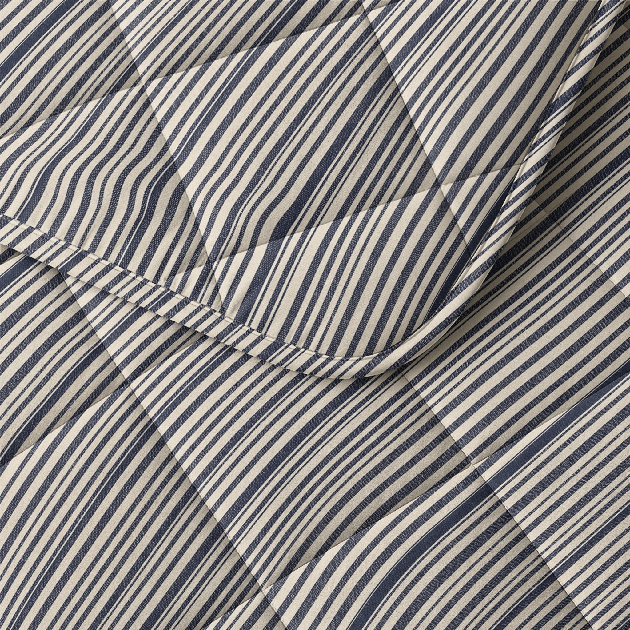 Dekbed en Overtrek in 1 – Katoen - Stripy – Sleeptime - Dromen & Wonen