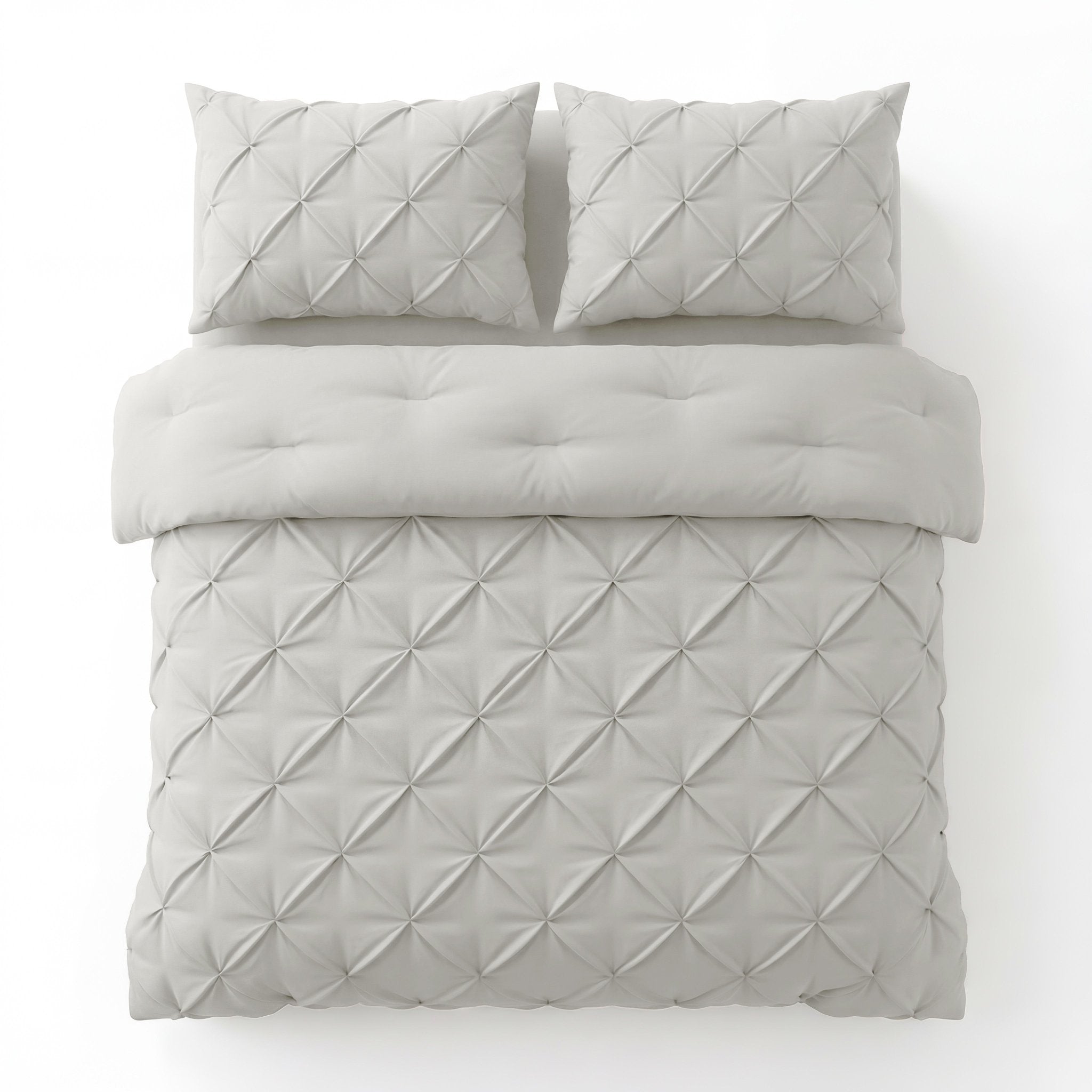 Dekbed en Overtrek in 1 – Pintuck Design – Off White – Sleeptime - Dromen & Wonen