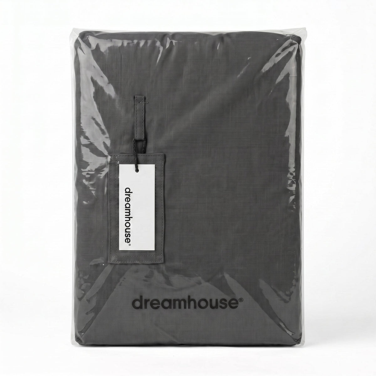 Dekbedovertrek Stone Washed - 100% Gewassen Katoen - Anthracite - Dreamhouse - Dromen & Wonen