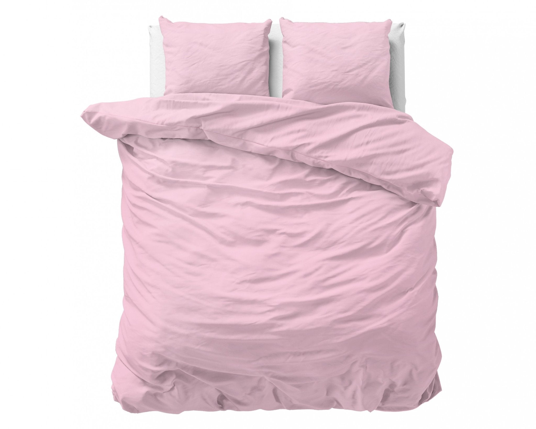 Dreamhouse Stone Washed Roze Dekbedovertrek - Dromen & Wonen