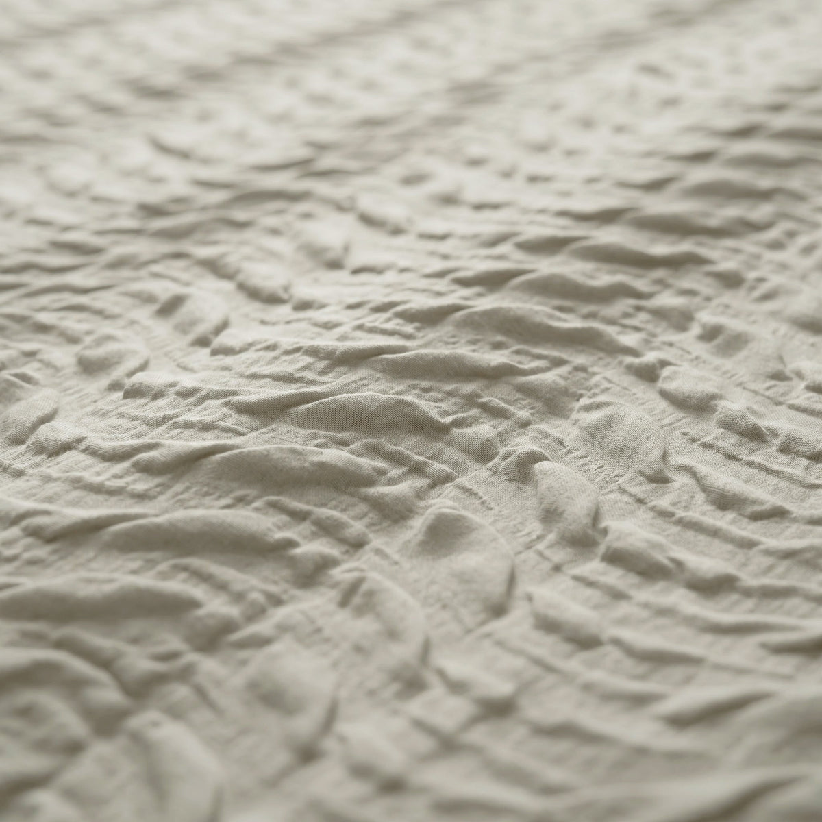 Embossed Dekbedovertrek Creme – Curve 3D Reliëf – Zacht Microvezel met Kussenslopen – Sleeptime - Dromen & Wonen