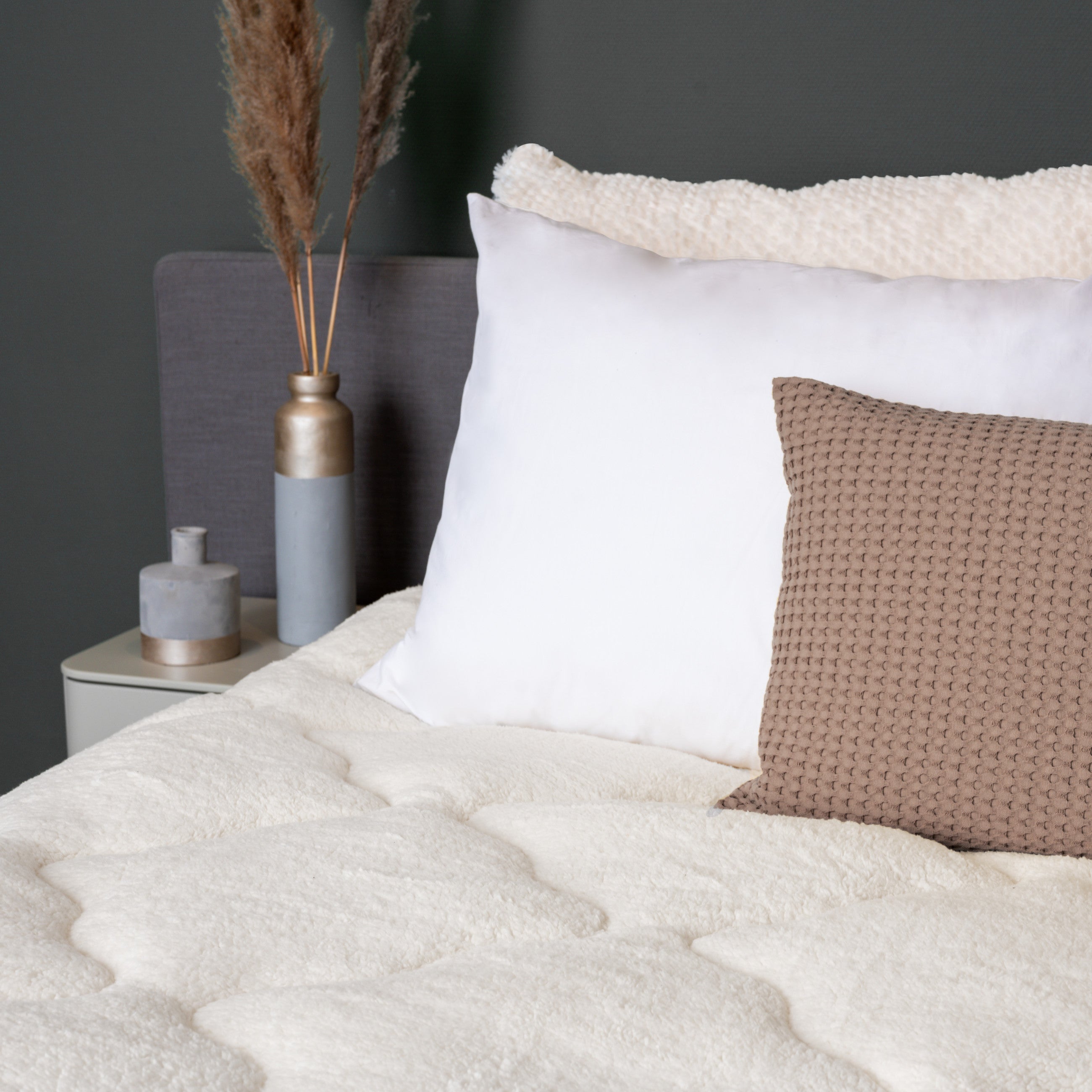 Sleeptime Dekbed en Overtrek in 1 - Teddy - Creme