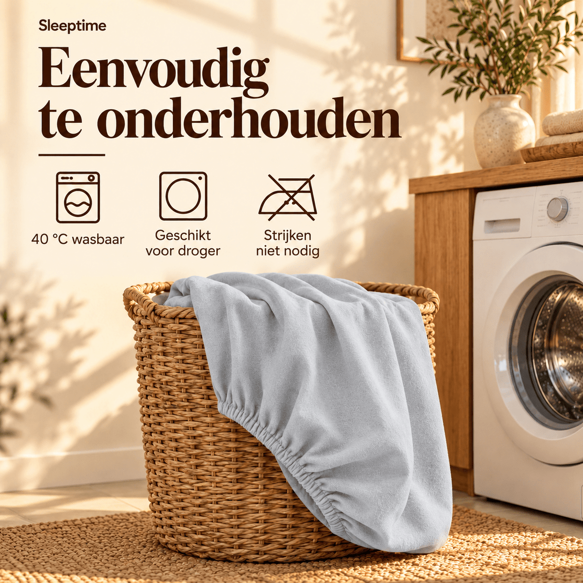 Hoeslaken Flanel Premium – 100% Katoen 160 gsm – Grijs – Dreamhouse - Dromen & Wonen