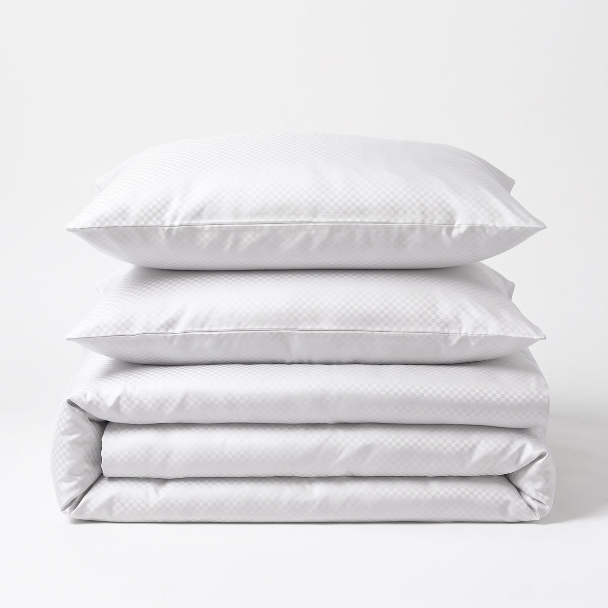Hotel Dekbedovertrek – Luxe Satijnlook Micropercal – Wit – Sleeptime - Dromen & Wonen