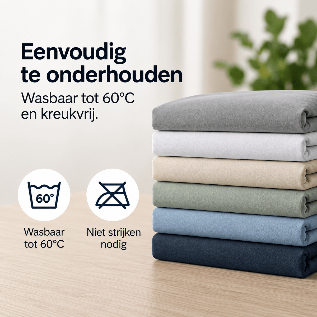 Jersey Hoeslaken – 100% Gebreid Katoen 135 GSM – Grijs – Dreamhouse - Dromen & Wonen