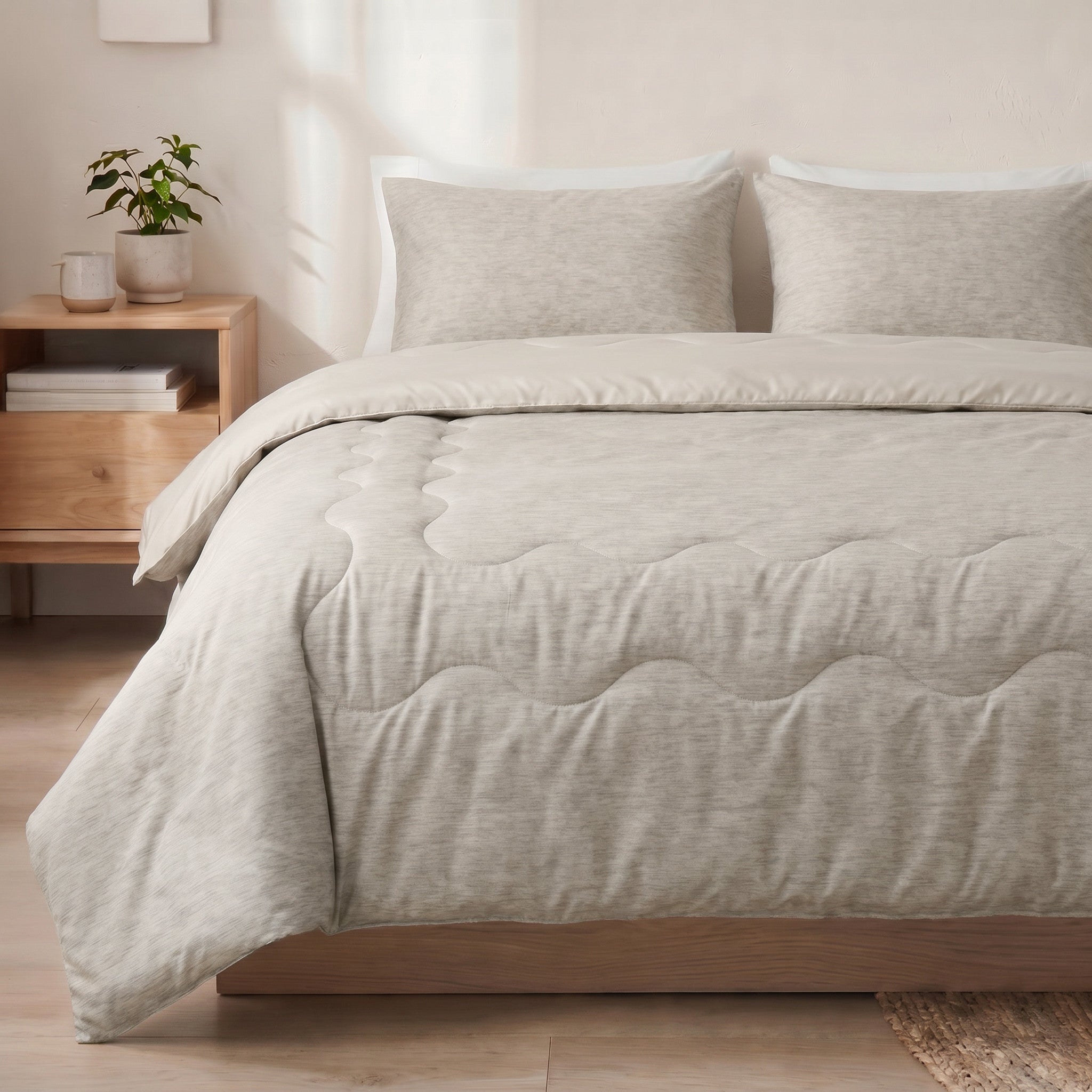 Koel Zomerdekbed – Verkoelend Bluecell Dekbed – Taupe – Dreamhouse - Dromen & Wonen