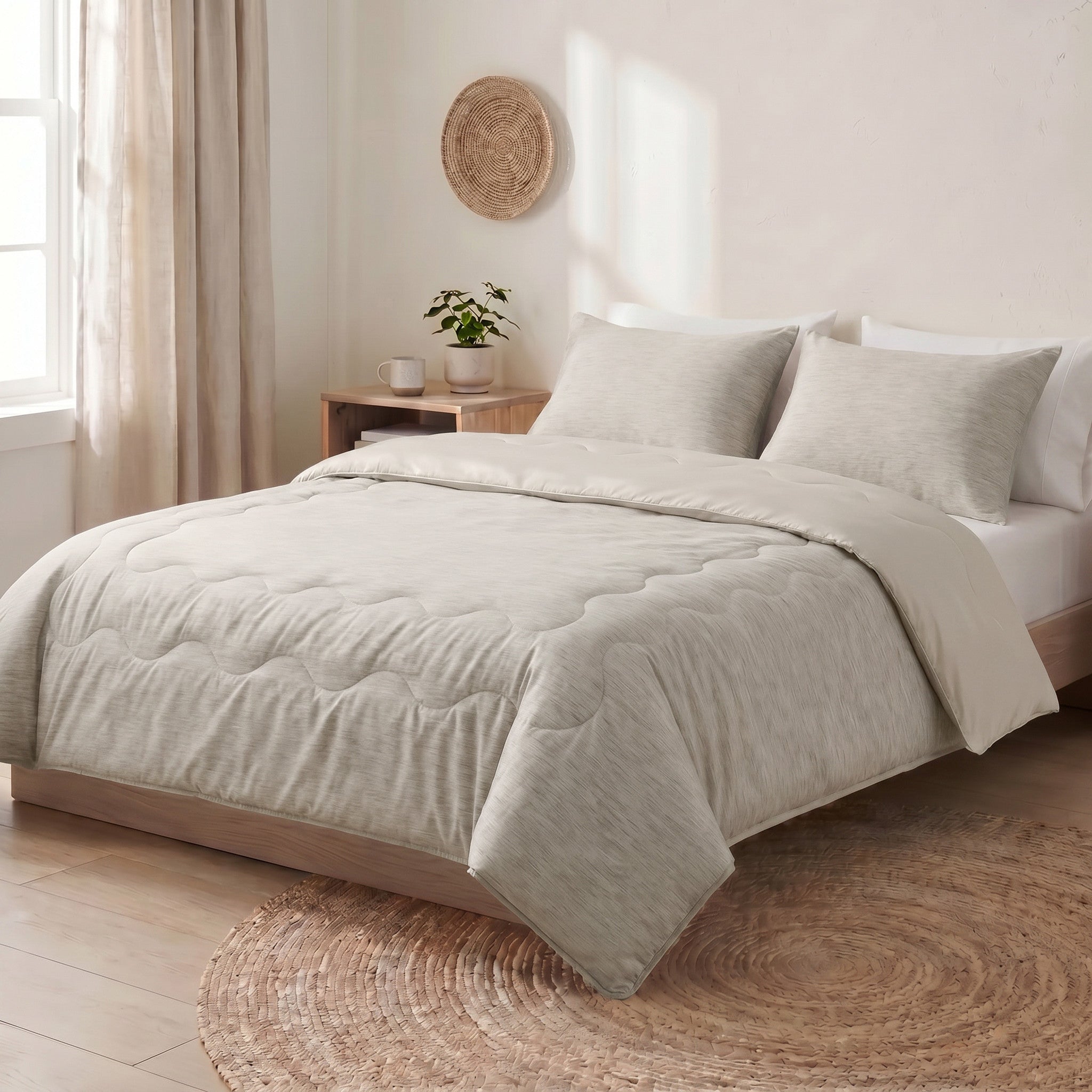 Koel Zomerdekbed – Verkoelend Bluecell Dekbed – Taupe – Dreamhouse - Dromen & Wonen