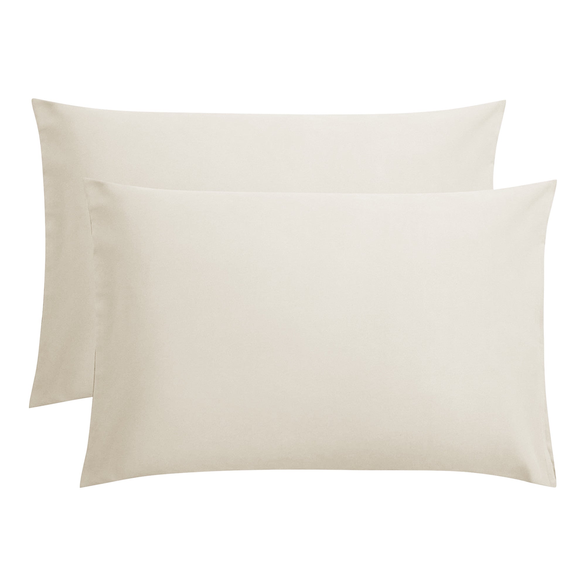 Kussensloop - 2 Stuks - 100% Katoen - Creme - 60x70 - Dromen & Wonen