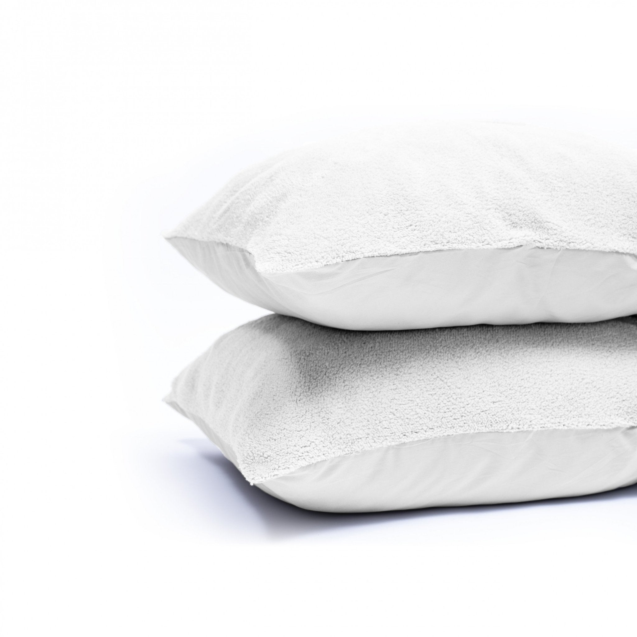 Kussensloop - 2 Stuks - Teddyfleece - Wit - 60x70 - Dromen & Wonen