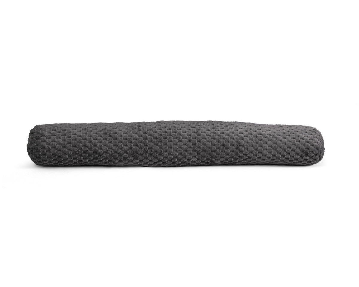 Lichaamskussen Antraciet 140 cm – Jacquard Flanel Bodypillow – Sleeptime - Dromen & Wonen