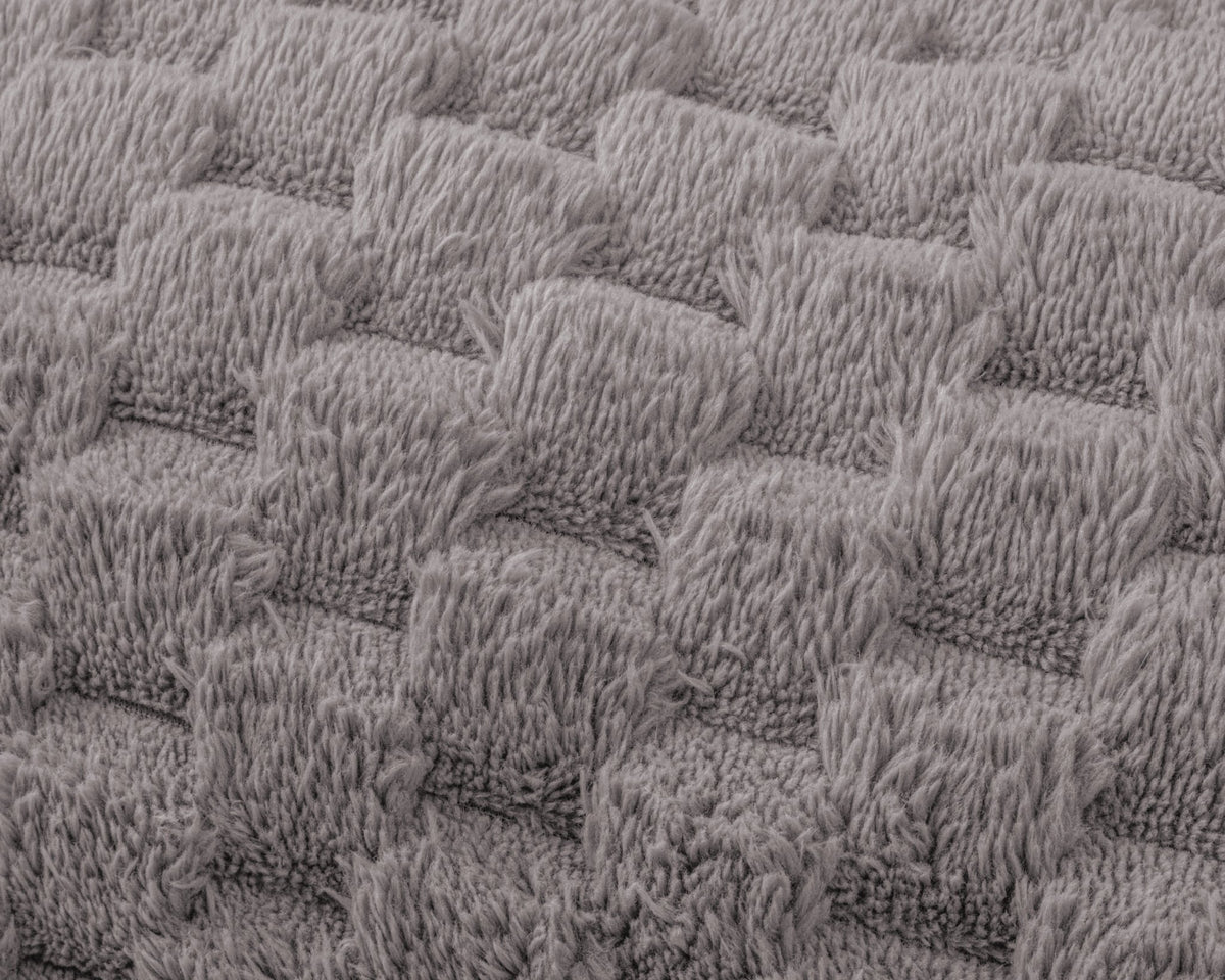 Lichaamskussen Taupe 140 cm – Jacquard Flanel Bodypillow – Sleeptime - Dromen & Wonen