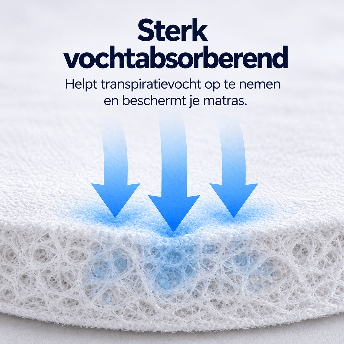 Molton Hoeslaken – Beschermt je Matras tegen Vocht – Wit – Dreamhouse - Dromen & Wonen