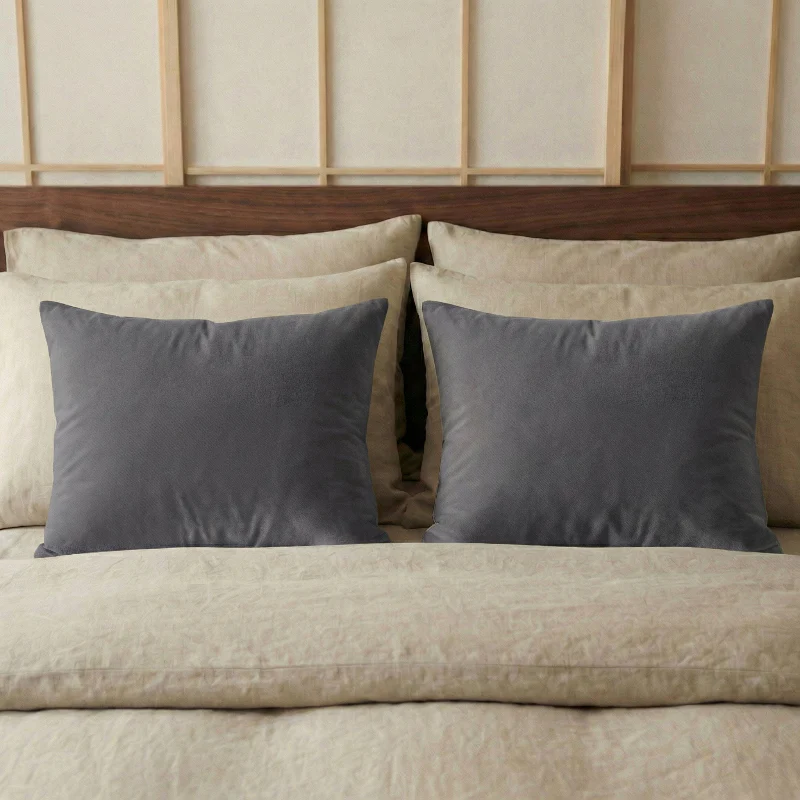 Primaviera Deluxe Kussenslopen – Perkal Hotel – Antraciet (2-Pack)
