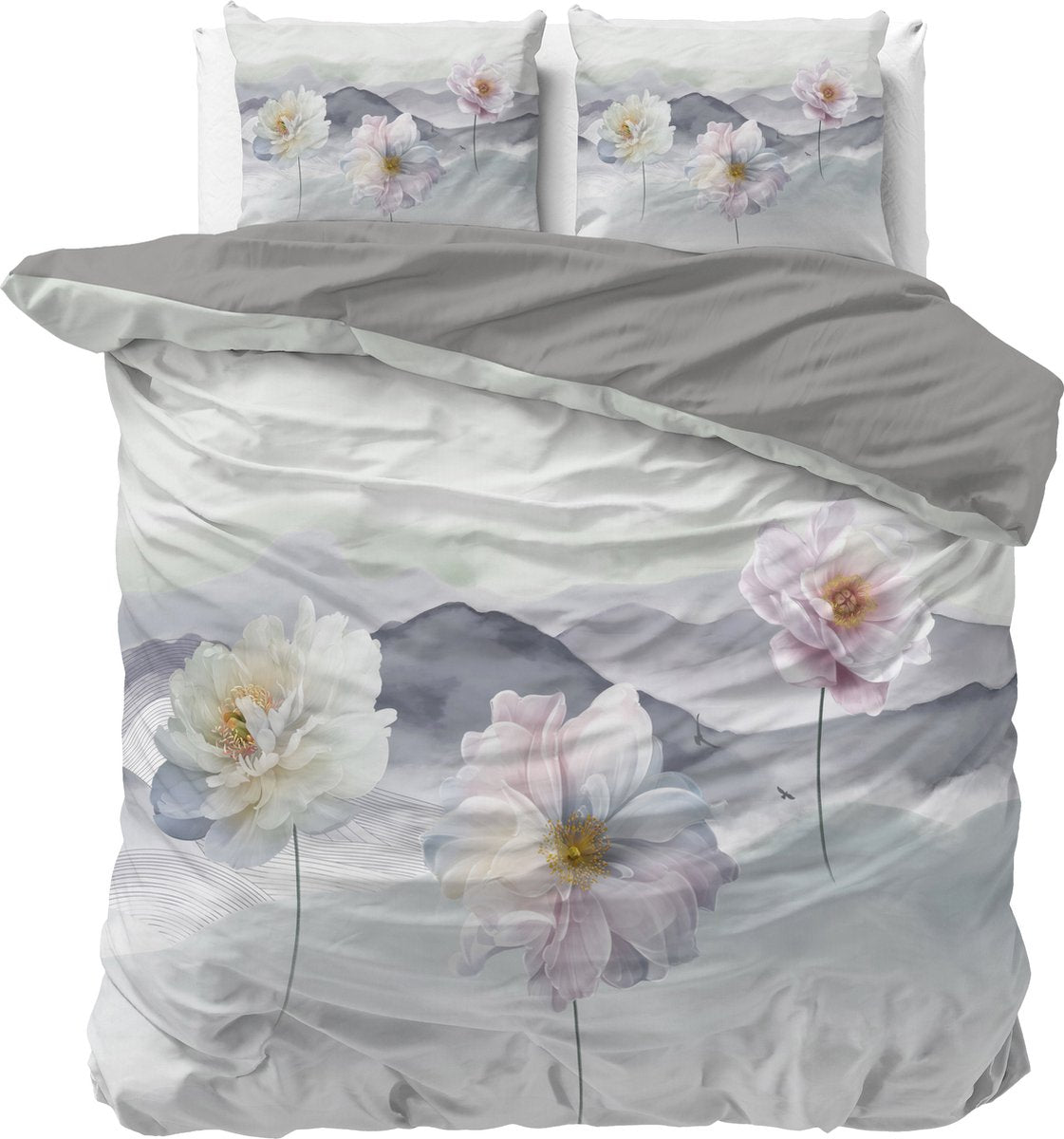 Sleeptime Annique Grijs Dekbedovertrek - Dromen & Wonen