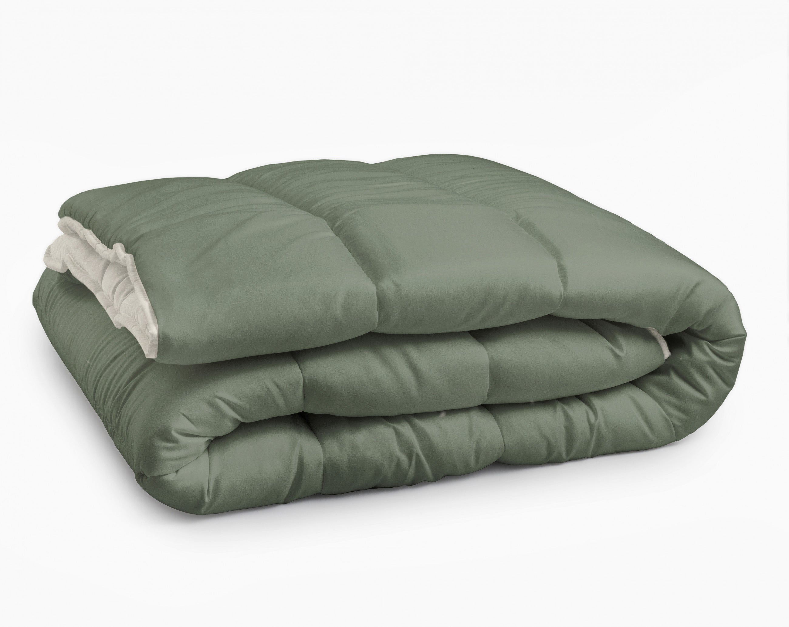 Sleeptime Dekbed en Overtrek in 1 - Creme/Groen - Dromen & Wonen