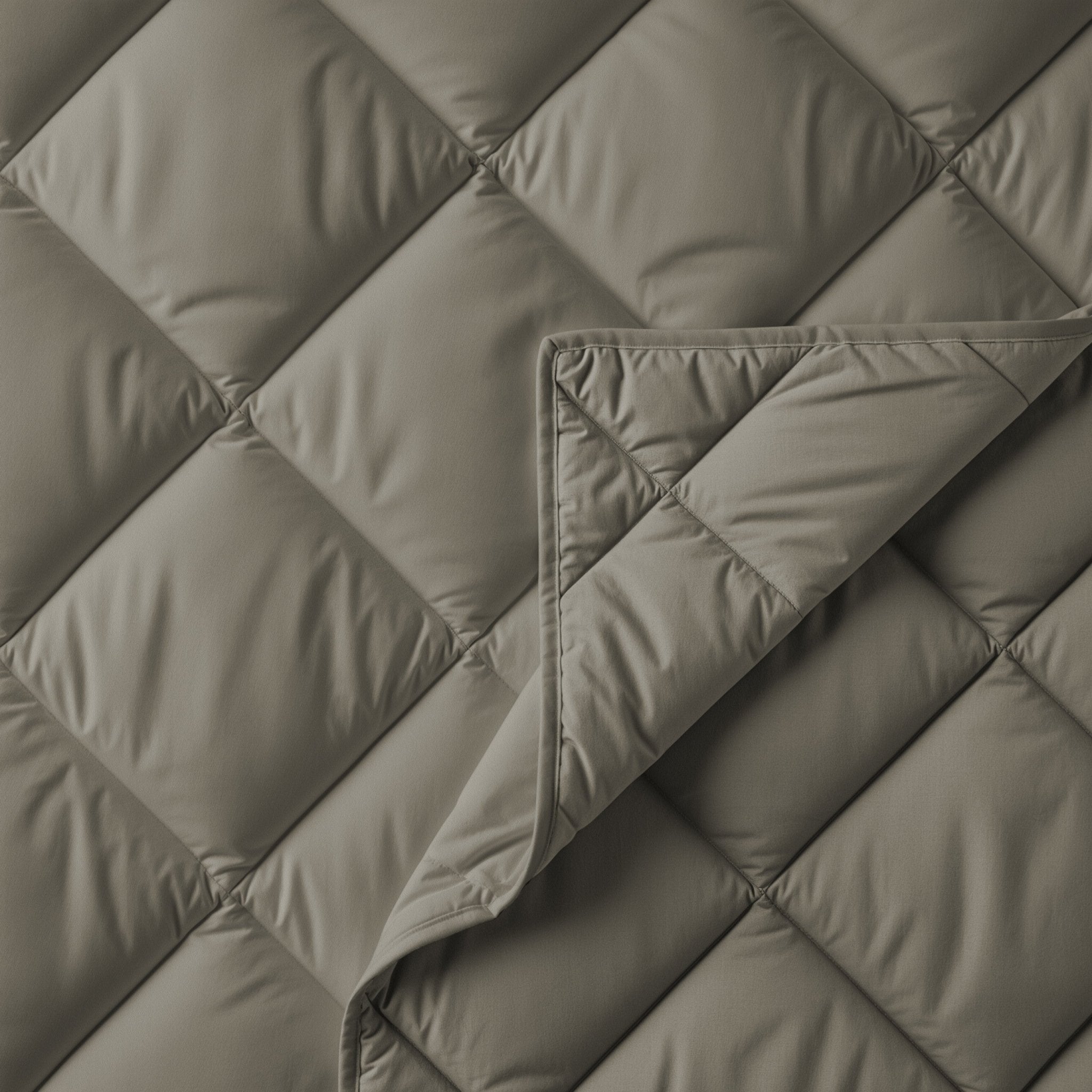 Sleeptime Dekbed en Overtrek in 1 - Diamond - Kaki - Dromen & Wonen
