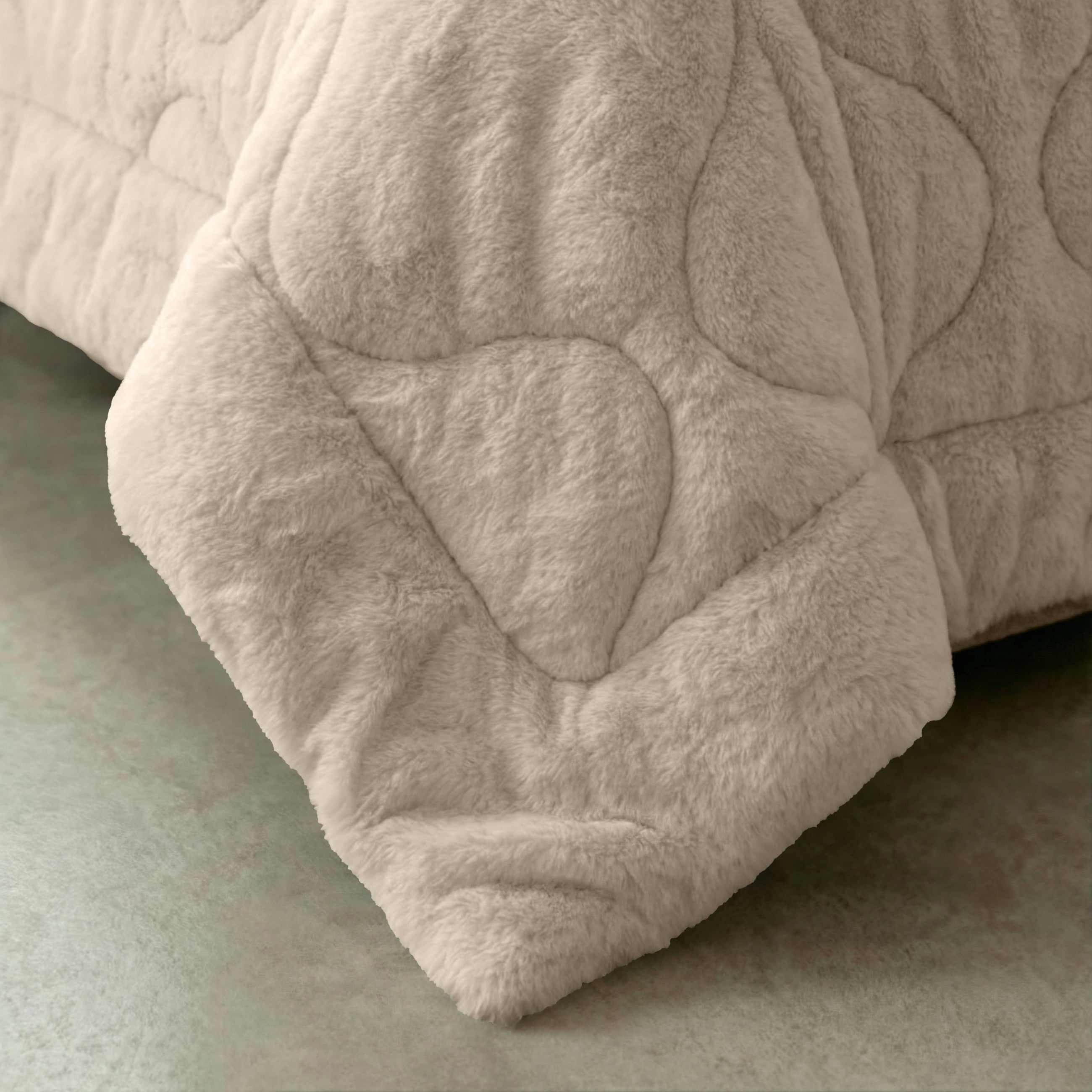 Sleeptime Dekbed en Overtrek in 1 - Fluffy Teddy - Beige - Dromen & Wonen