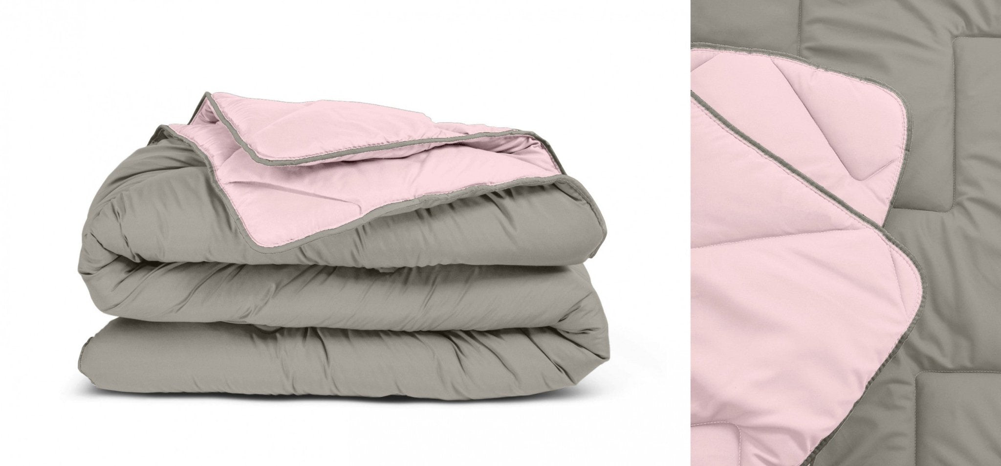 Sleeptime Dekbed en Overtrek in 1 - Kaki/Roze - Dromen & Wonen