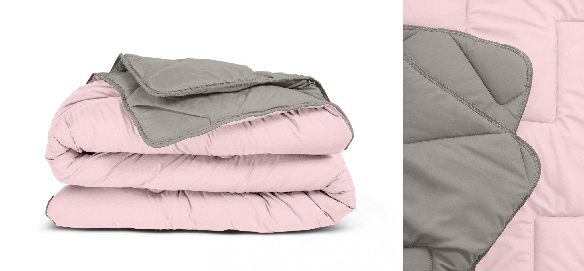 Sleeptime Dekbed en Overtrek in 1 - Kaki/Roze - Dromen & Wonen