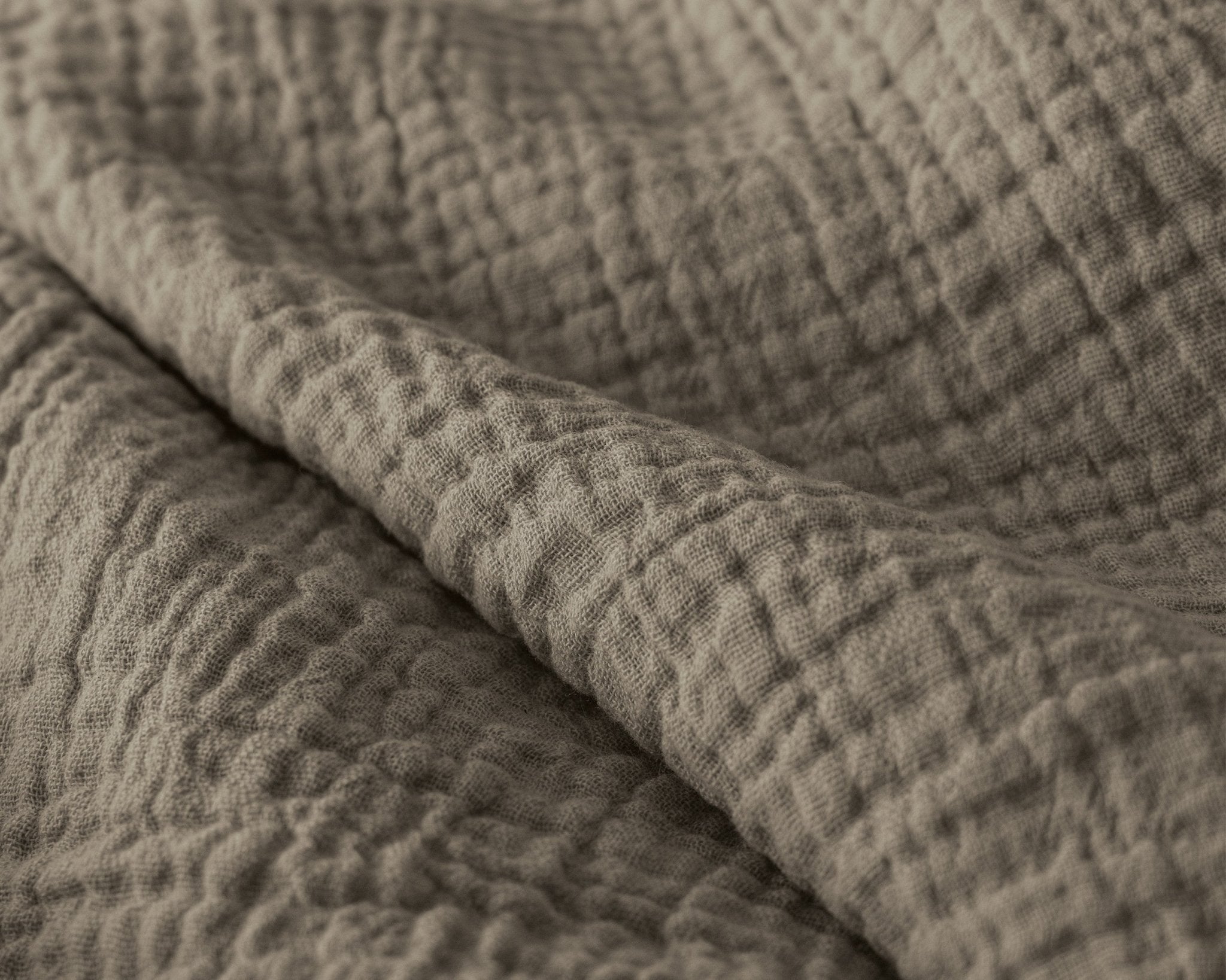Sleeptime Dekbed en Overtrek in 1 – Mousseline Comfort - Taupe - Dromen & Wonen