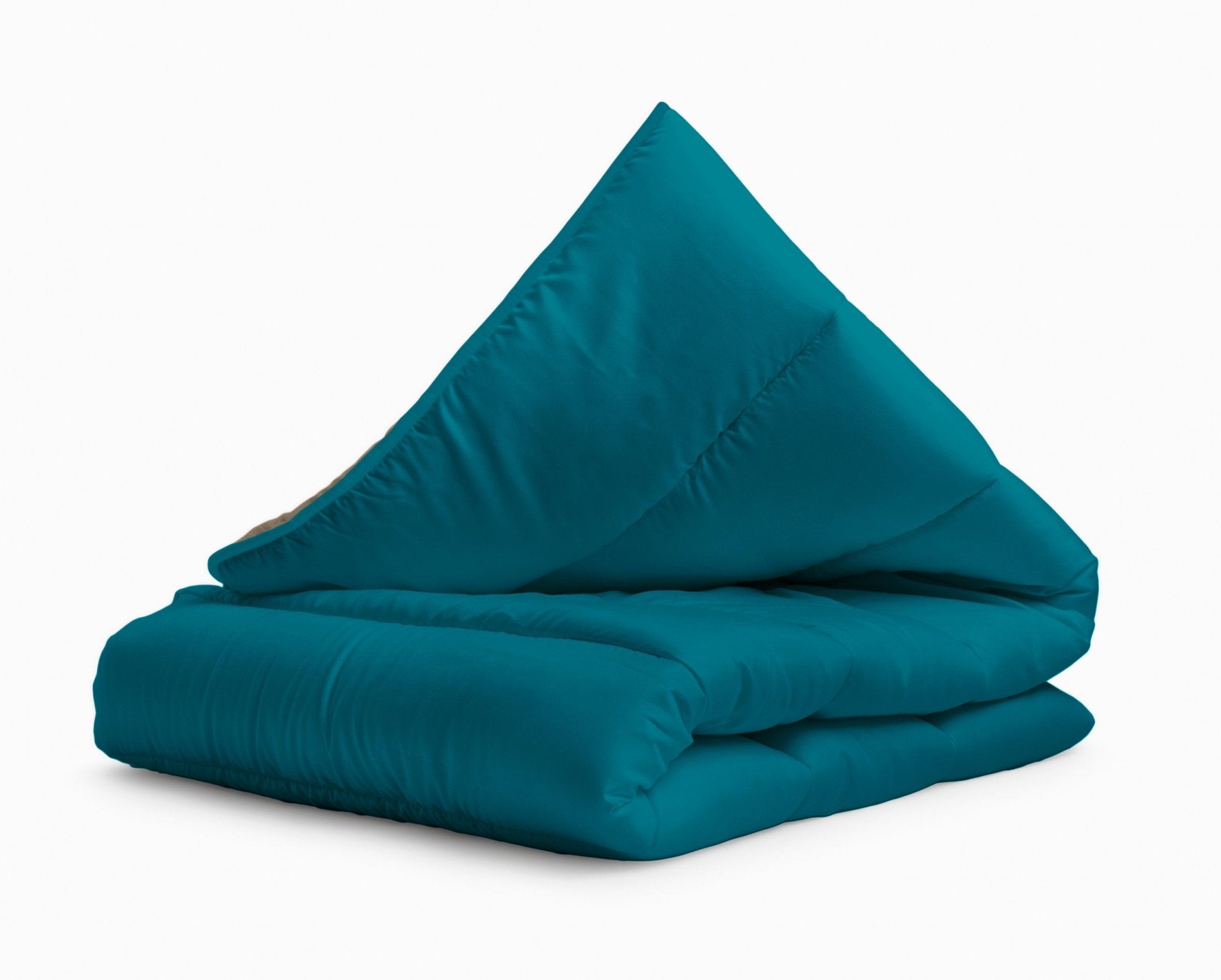 Sleeptime Dekbed en Overtrek in 1 - Taupe/Blauw - Dromen & Wonen