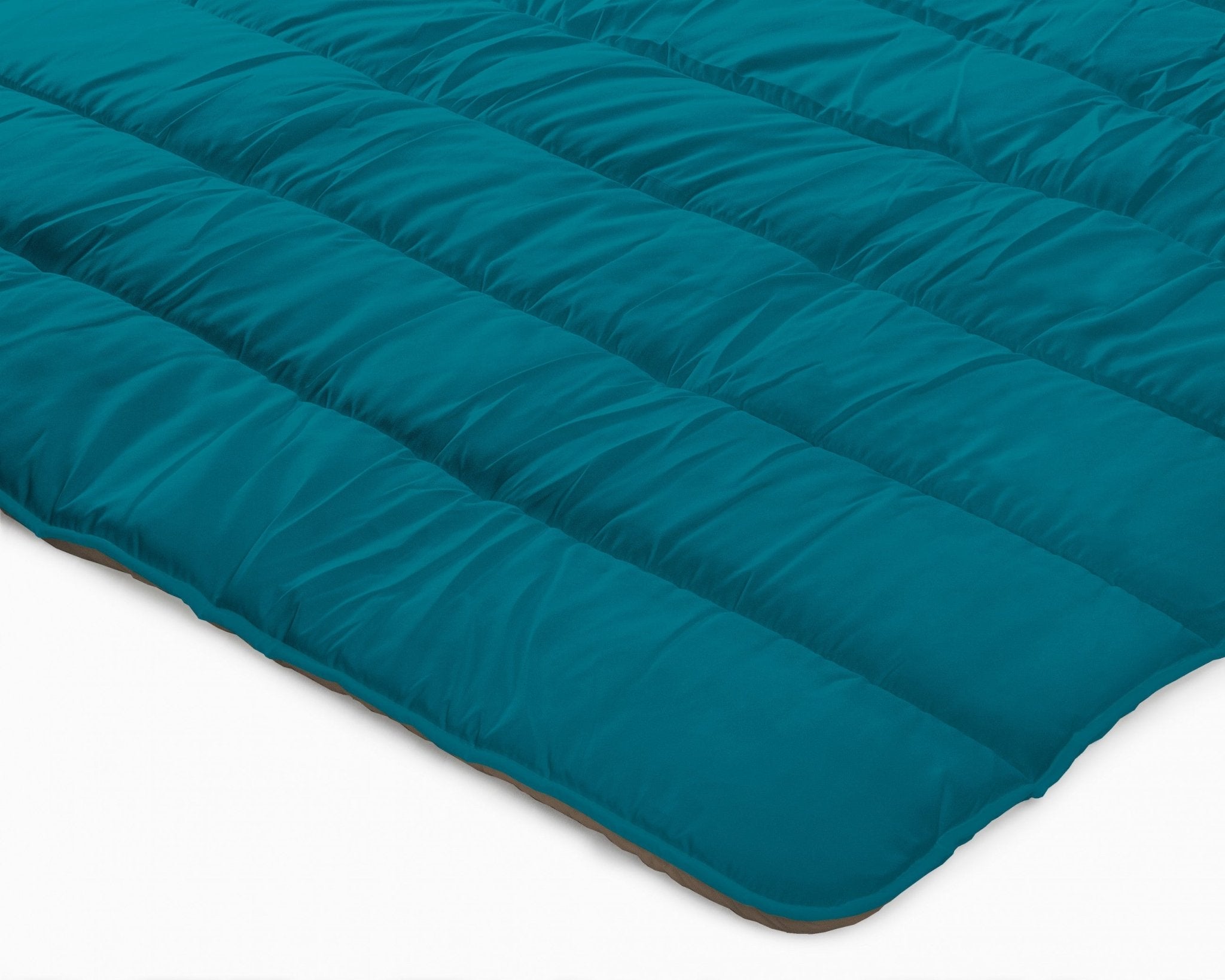 Sleeptime Dekbed en Overtrek in 1 - Taupe/Blauw - Dromen & Wonen