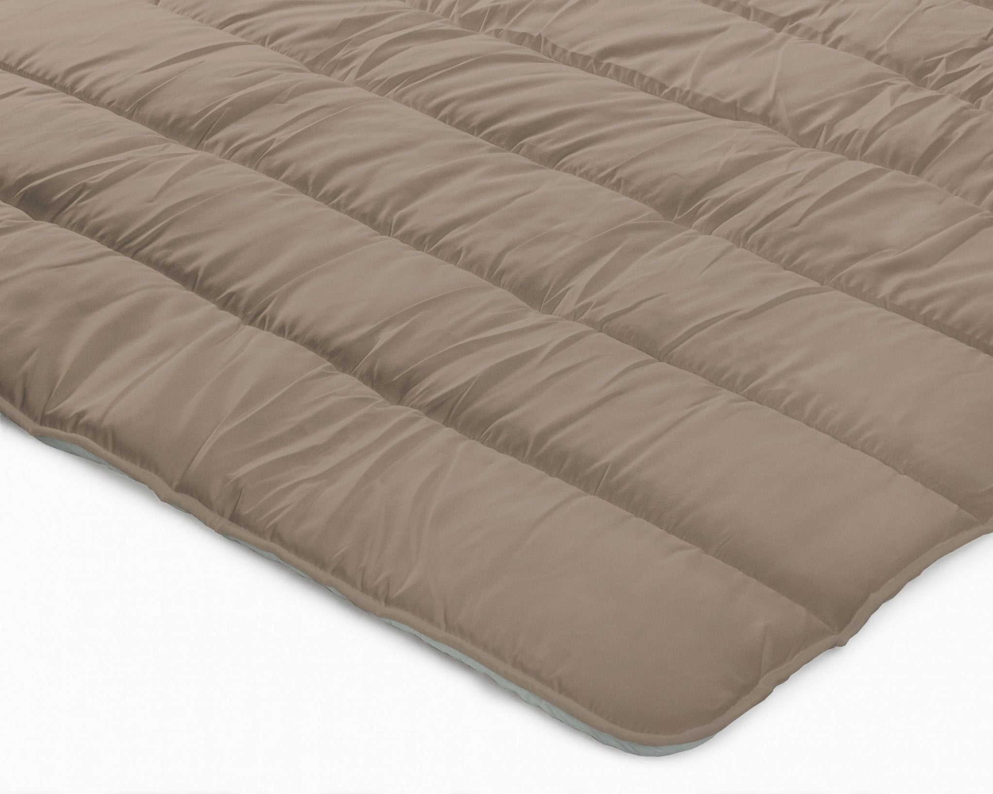 Sleeptime Dekbed en Overtrek in 1 - Taupe/Gebroken Wit - Dromen & Wonen