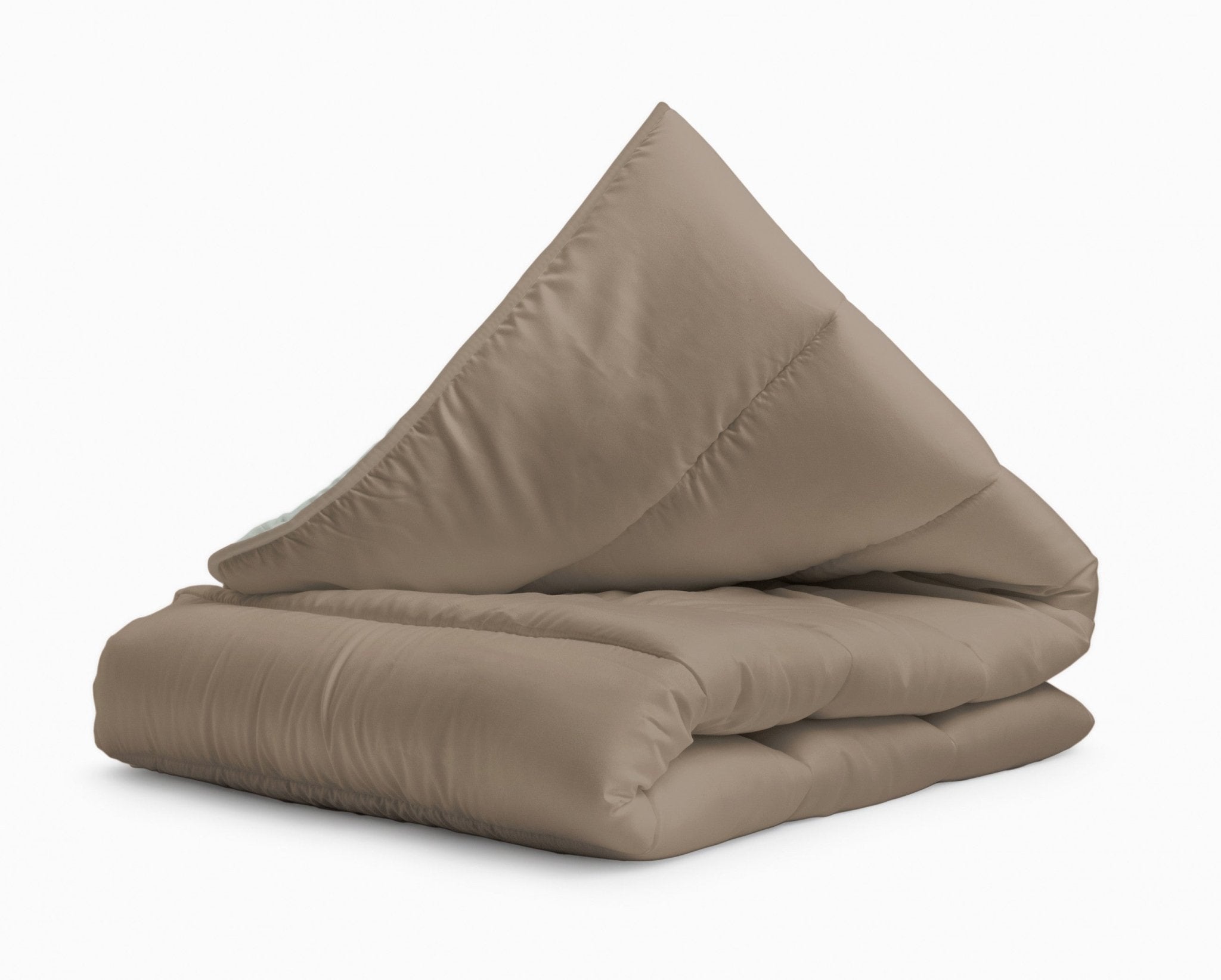 Sleeptime Dekbed en Overtrek in 1 - Taupe/Gebroken Wit - Dromen & Wonen