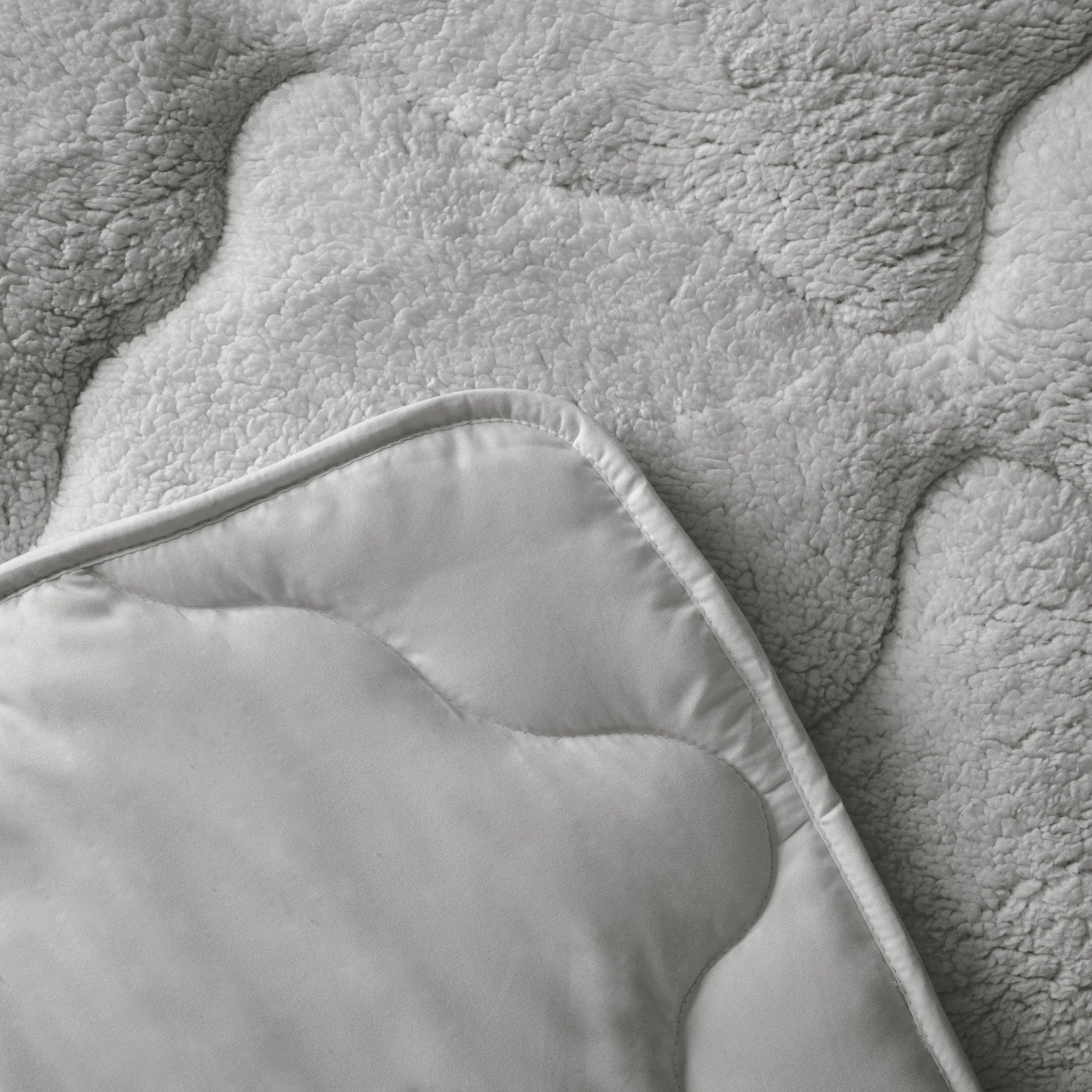 Sleeptime Dekbed en Overtrek in 1 - Teddy - Grijs - Dromen & Wonen
