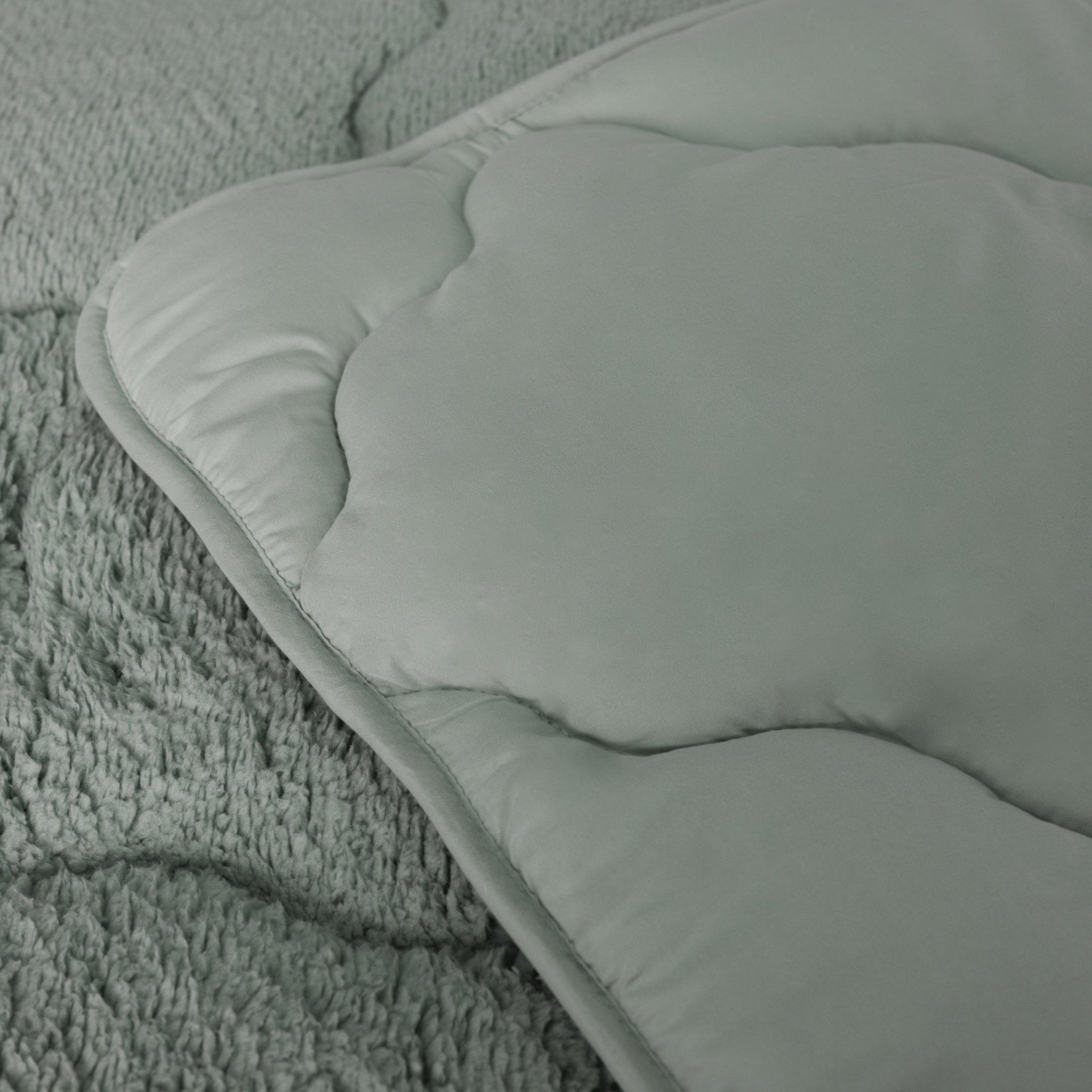 Sleeptime Dekbed en Overtrek in 1 - Teddy - Groen - Dromen & Wonen