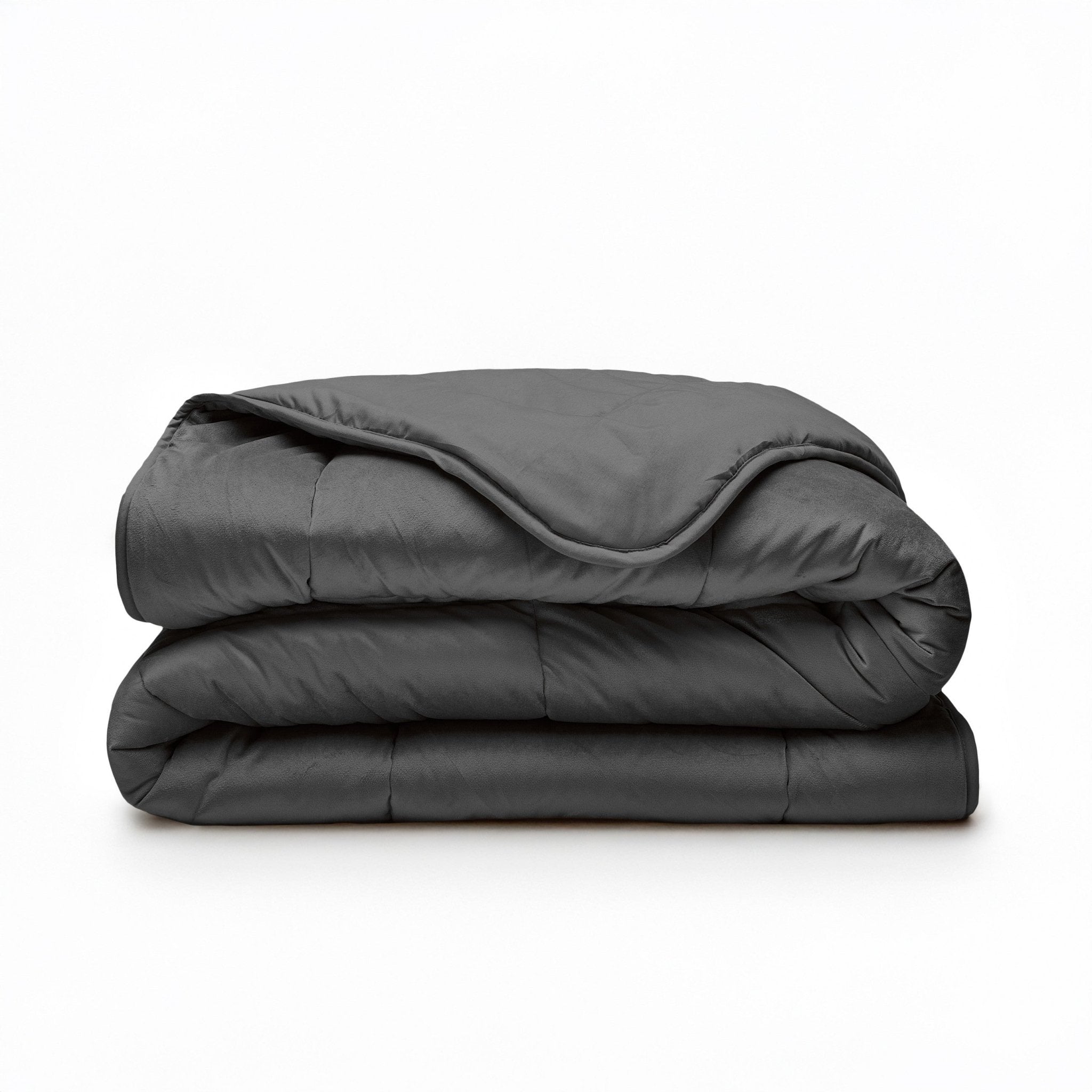 Sleeptime Dekbed en Overtrek in 1 - Velvet - Antraciet - Dromen & Wonen