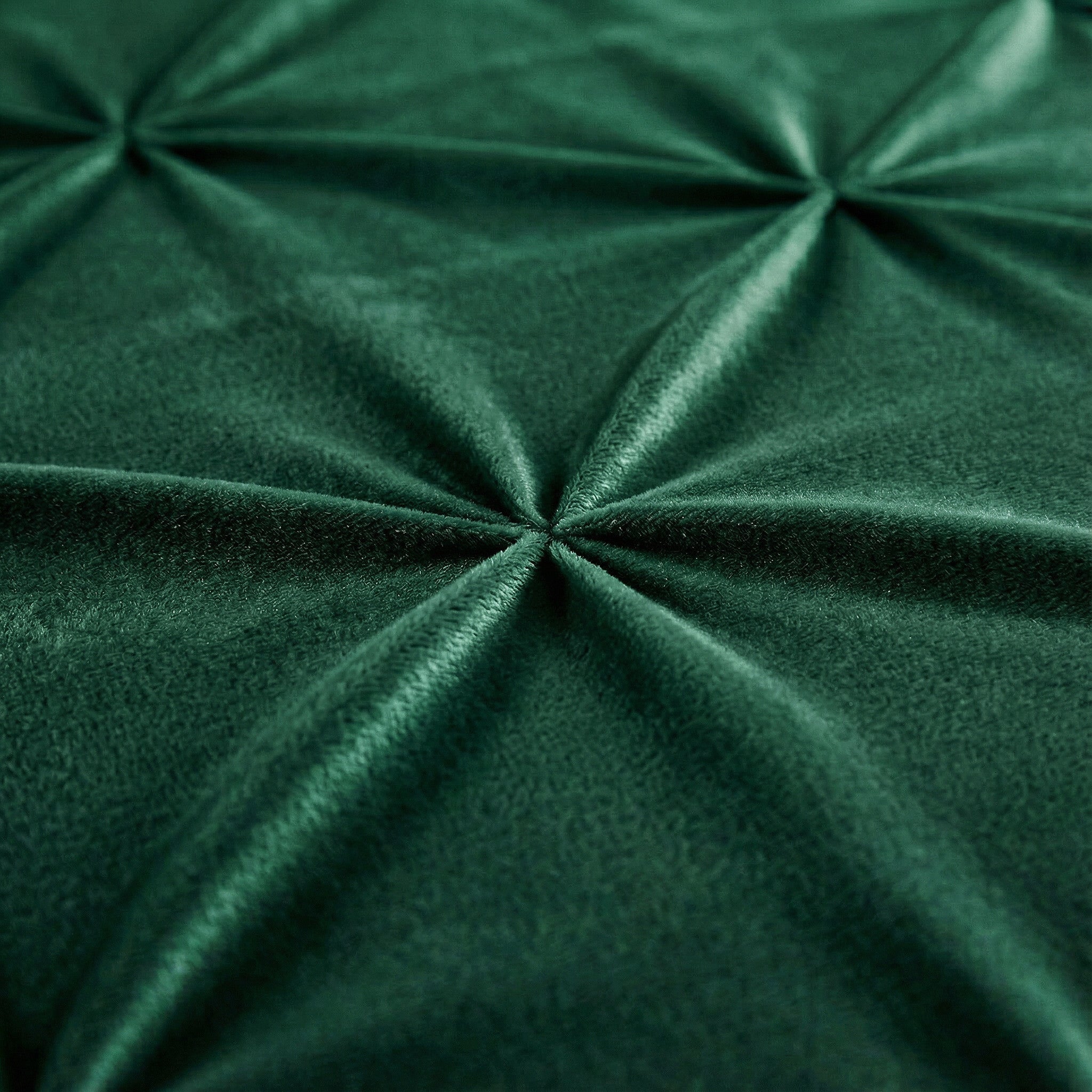 Sleeptime Dekbed en Overtrek in 1 – Velvet Pintuck – Groen - Dromen & Wonen
